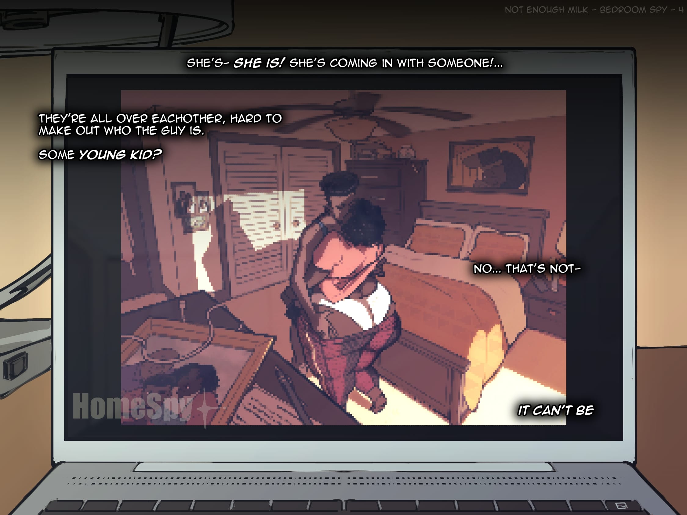 Bedroom Spy [NotEnoughMilk] Chapter 1 - Page 4