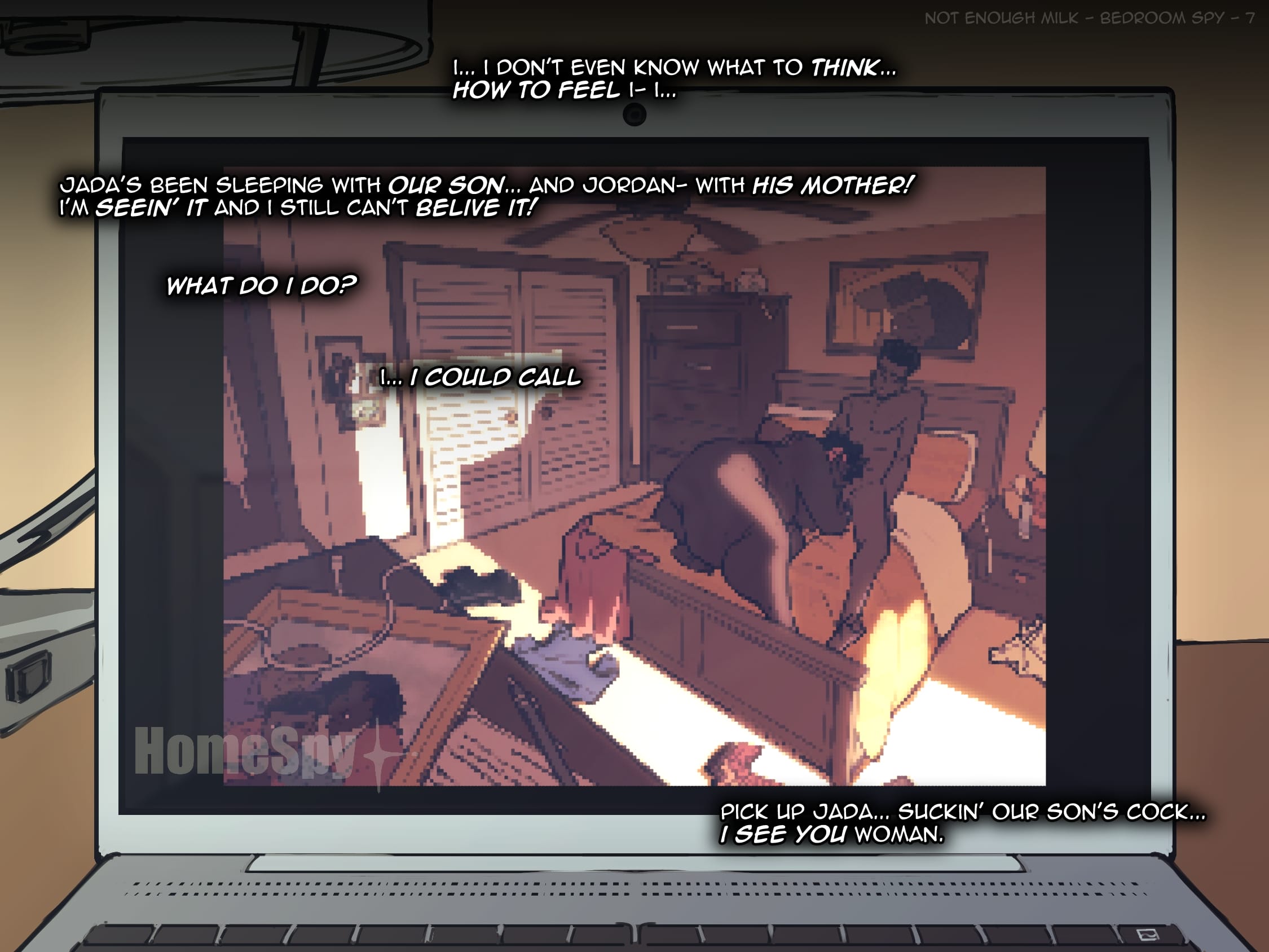 Bedroom Spy [NotEnoughMilk] Chapter 1 - Page 7