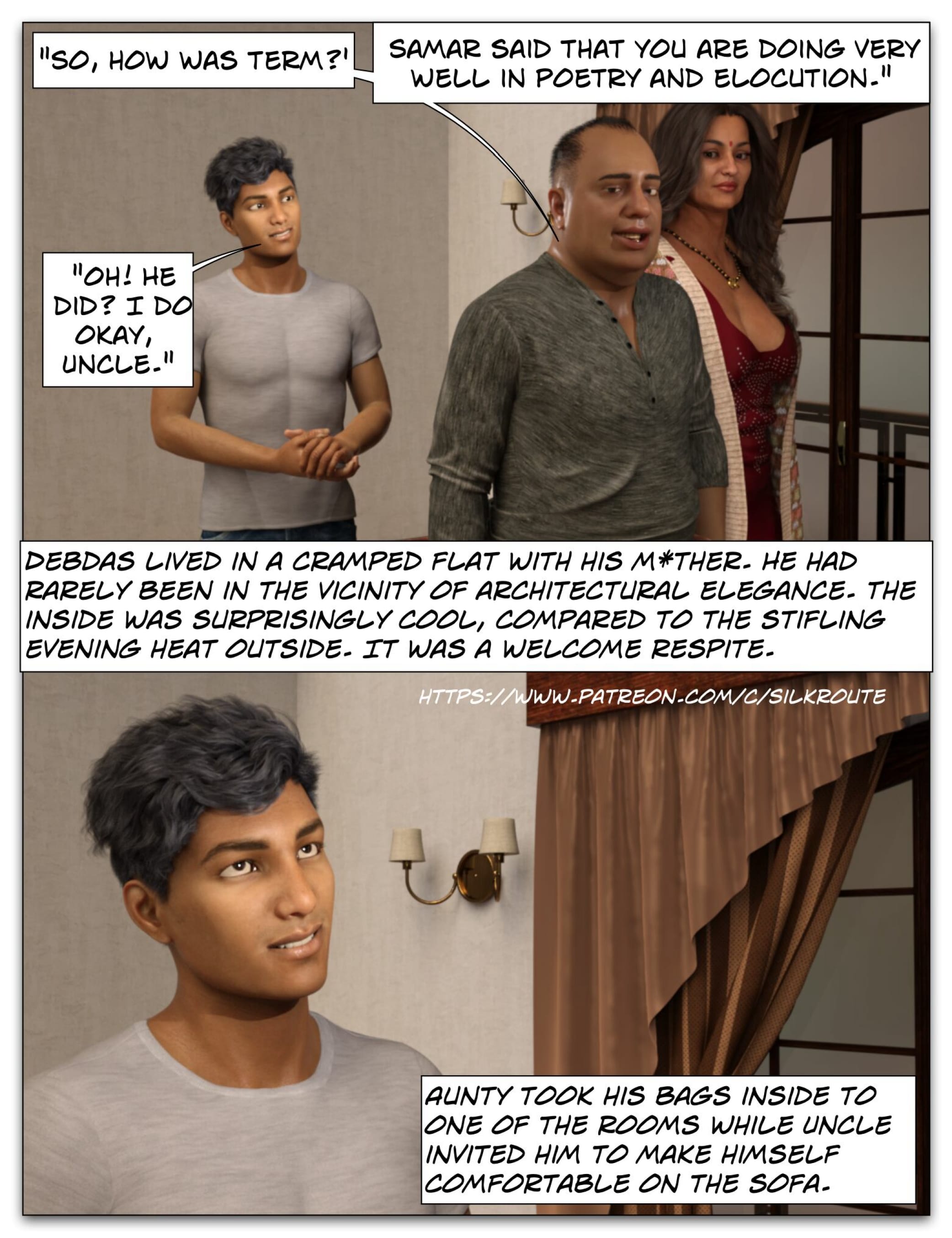 Aunty And Uncle [Silk Route | Ira Raman] Chapter 1 - Page 6