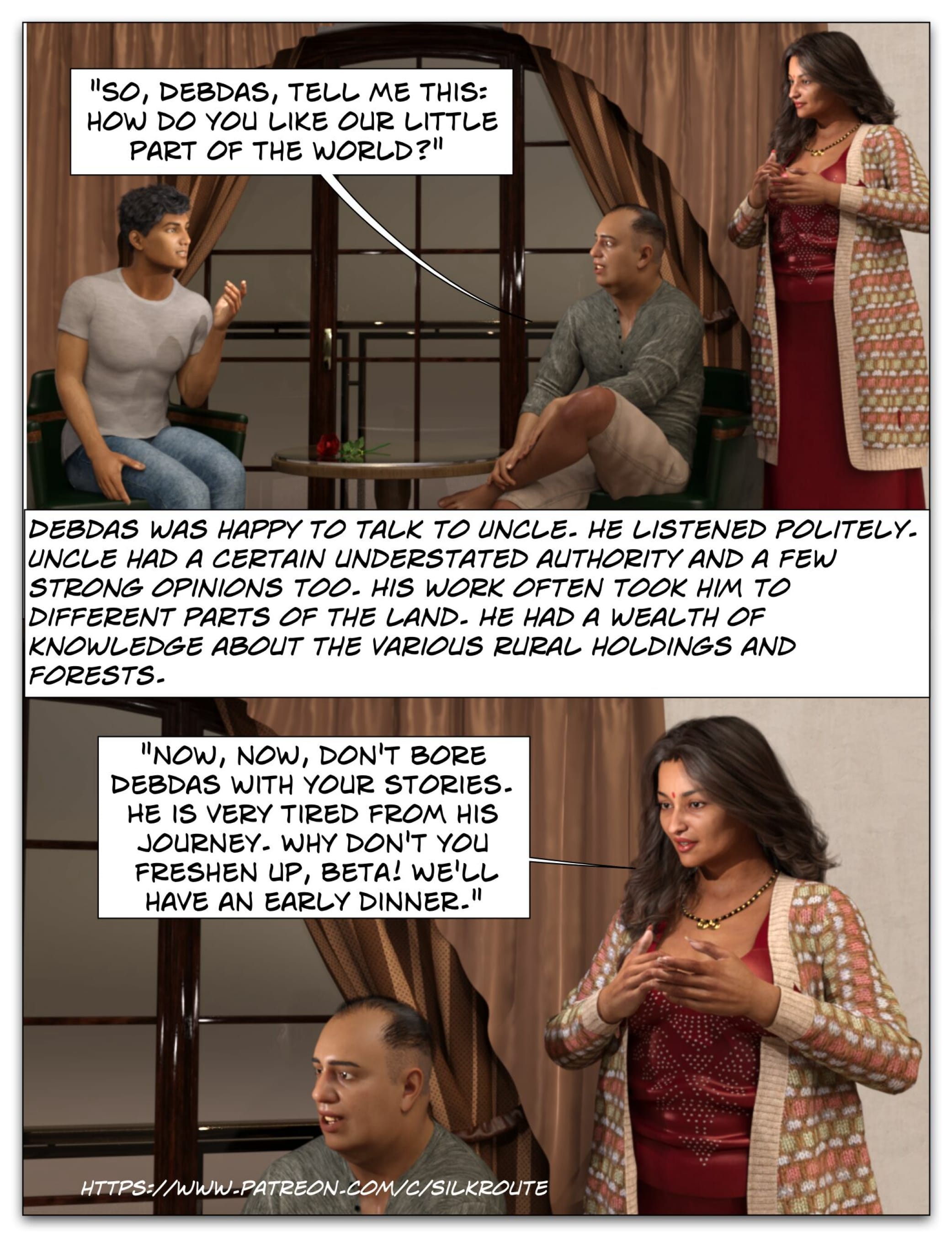 Aunty And Uncle [Silk Route | Ira Raman] Chapter 1 - Page 7
