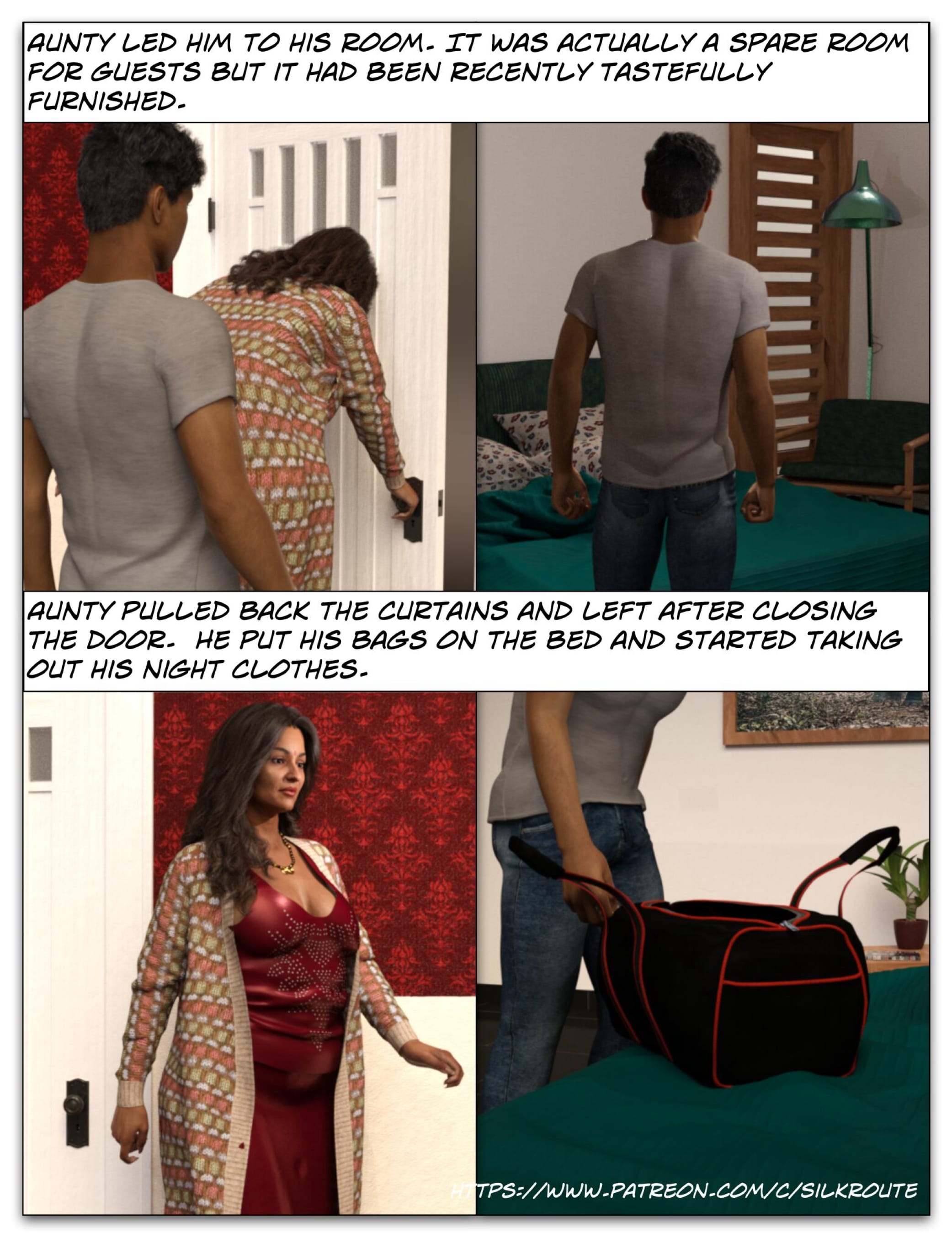 Aunty And Uncle [Silk Route | Ira Raman] Chapter 1 - Page 8