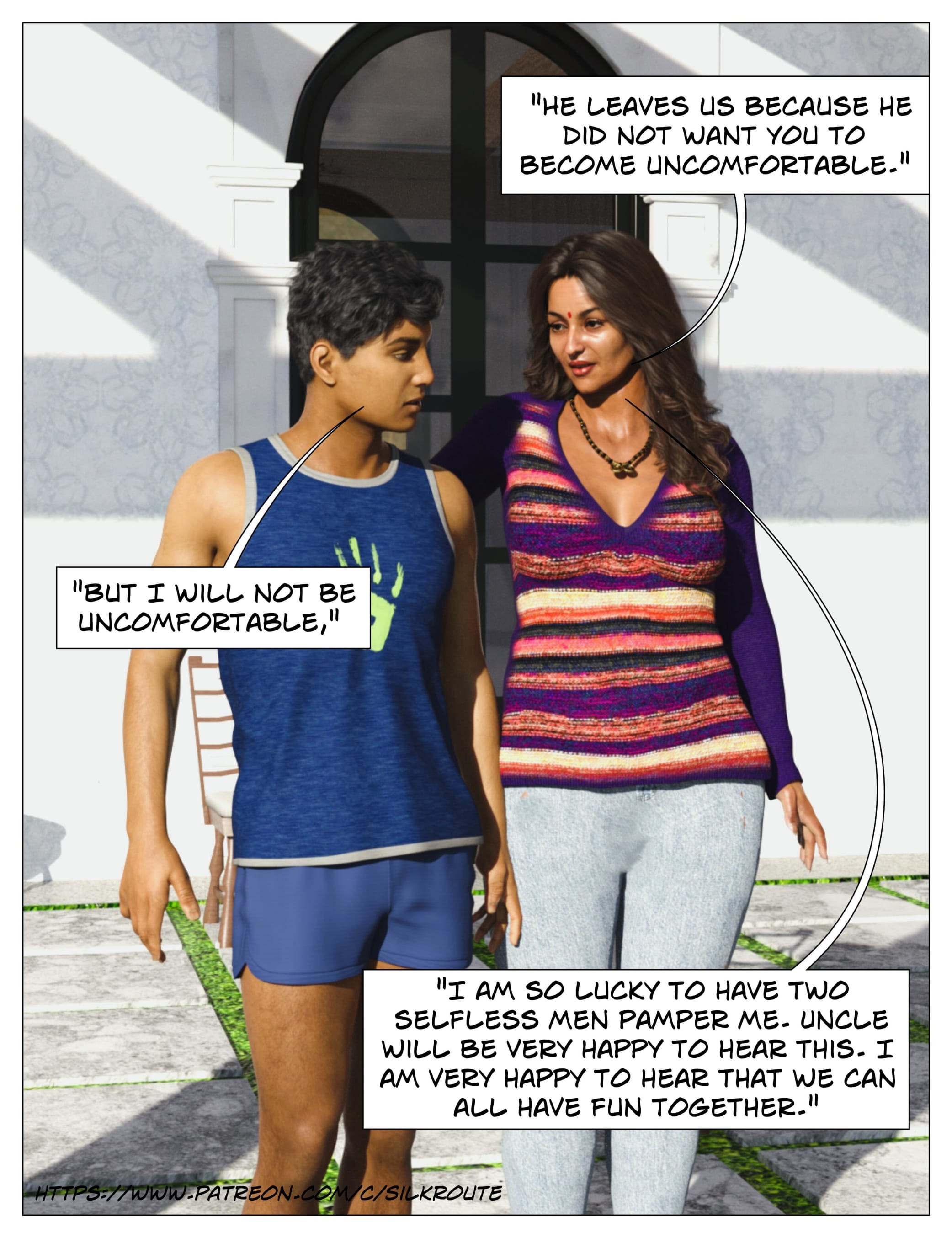 Aunty And Uncle [Silk Route | Ira Raman] Chapter 5 - Page 4