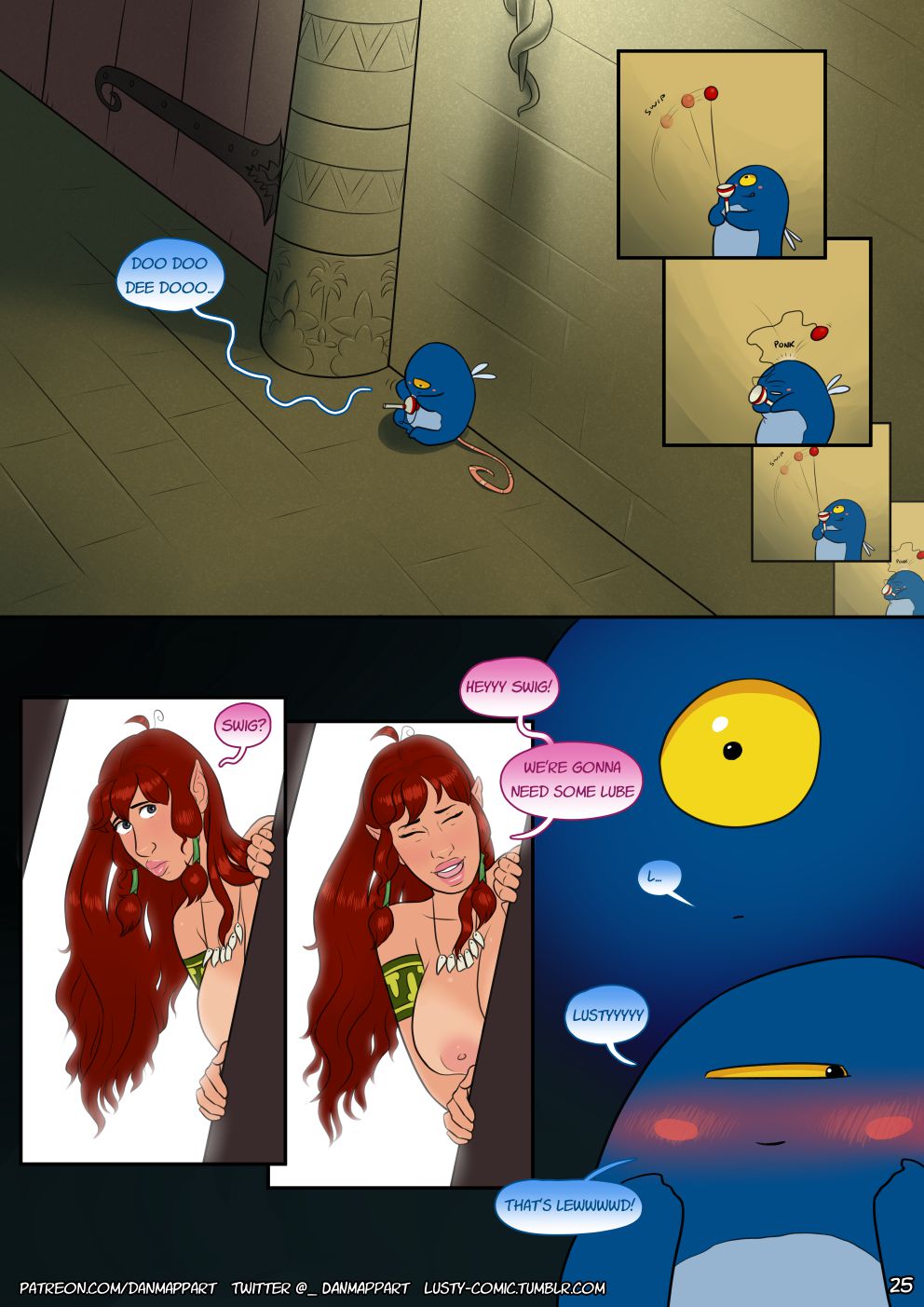 Lusty In Fantastic Breasts [Dan Mapplethorpe] Cunning Snakelord - Chapter 1 - Page 25