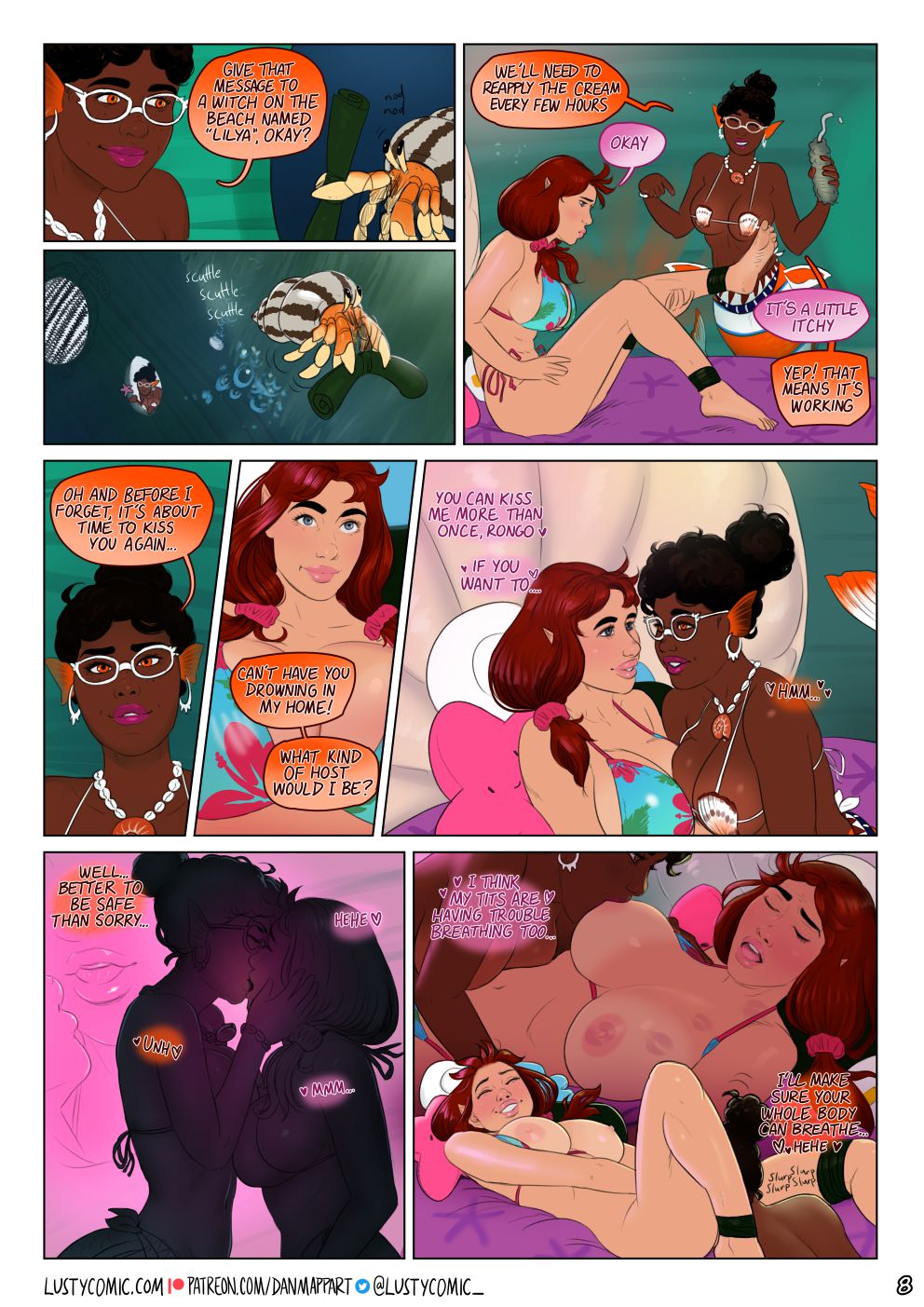 Lusty In Fantastic Breasts [Dan Mapplethorpe] Chapter 4 - Page 8
