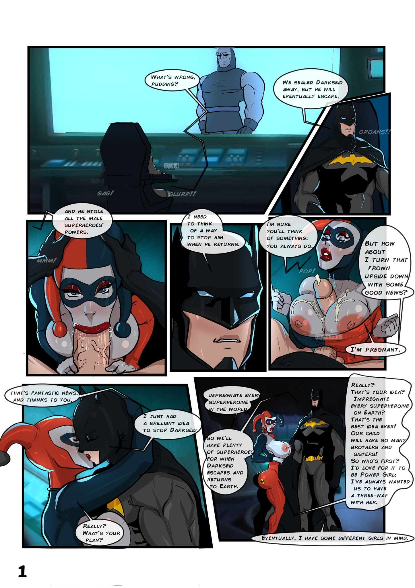 Batman impregnates the DC universe (Justice League) [Lasga Claven] Chapter 1 - Page 2