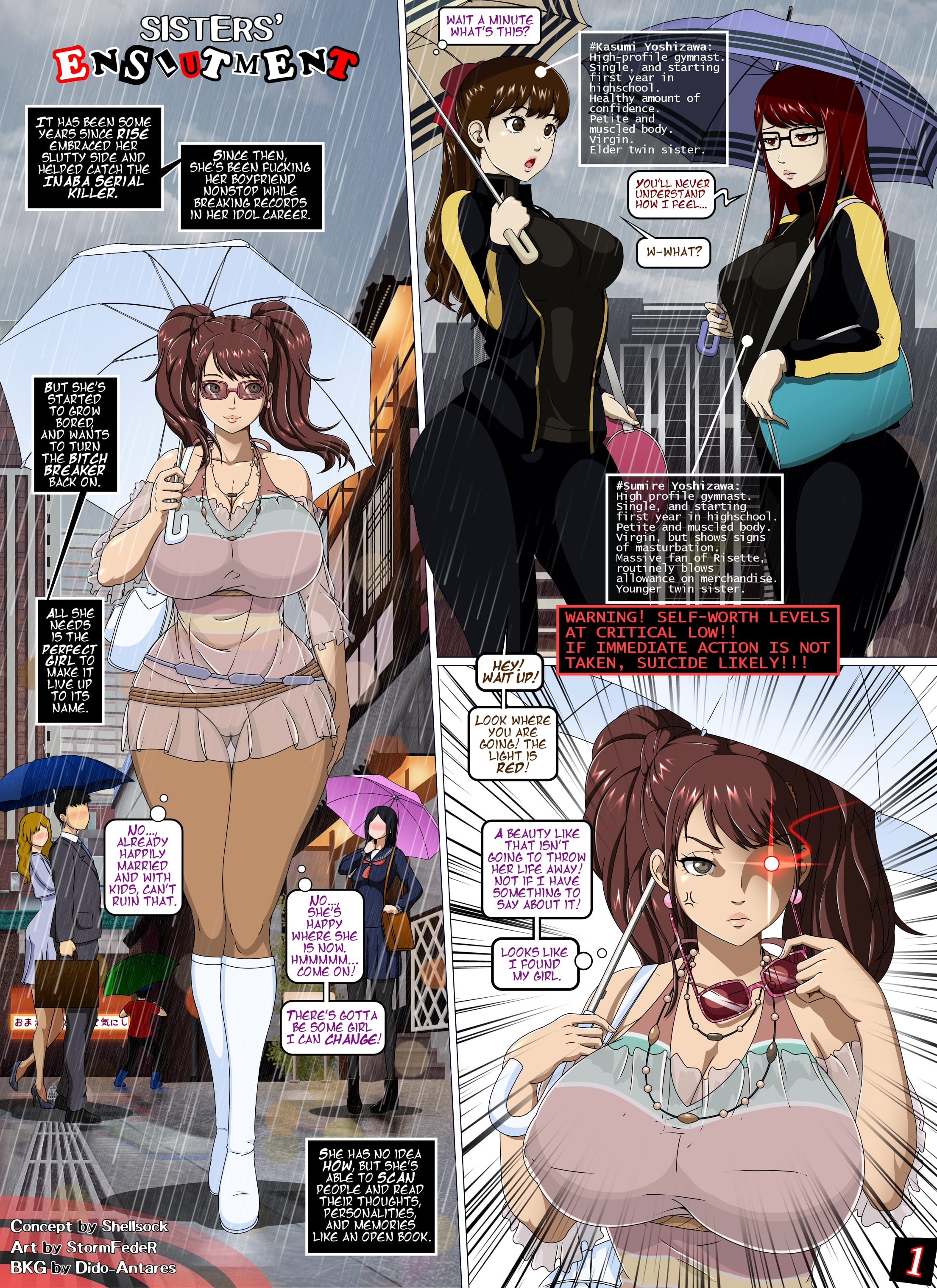 The Enslutment of Rise (Persona 4) [StormFedeR] Chapter 2 - Page 1