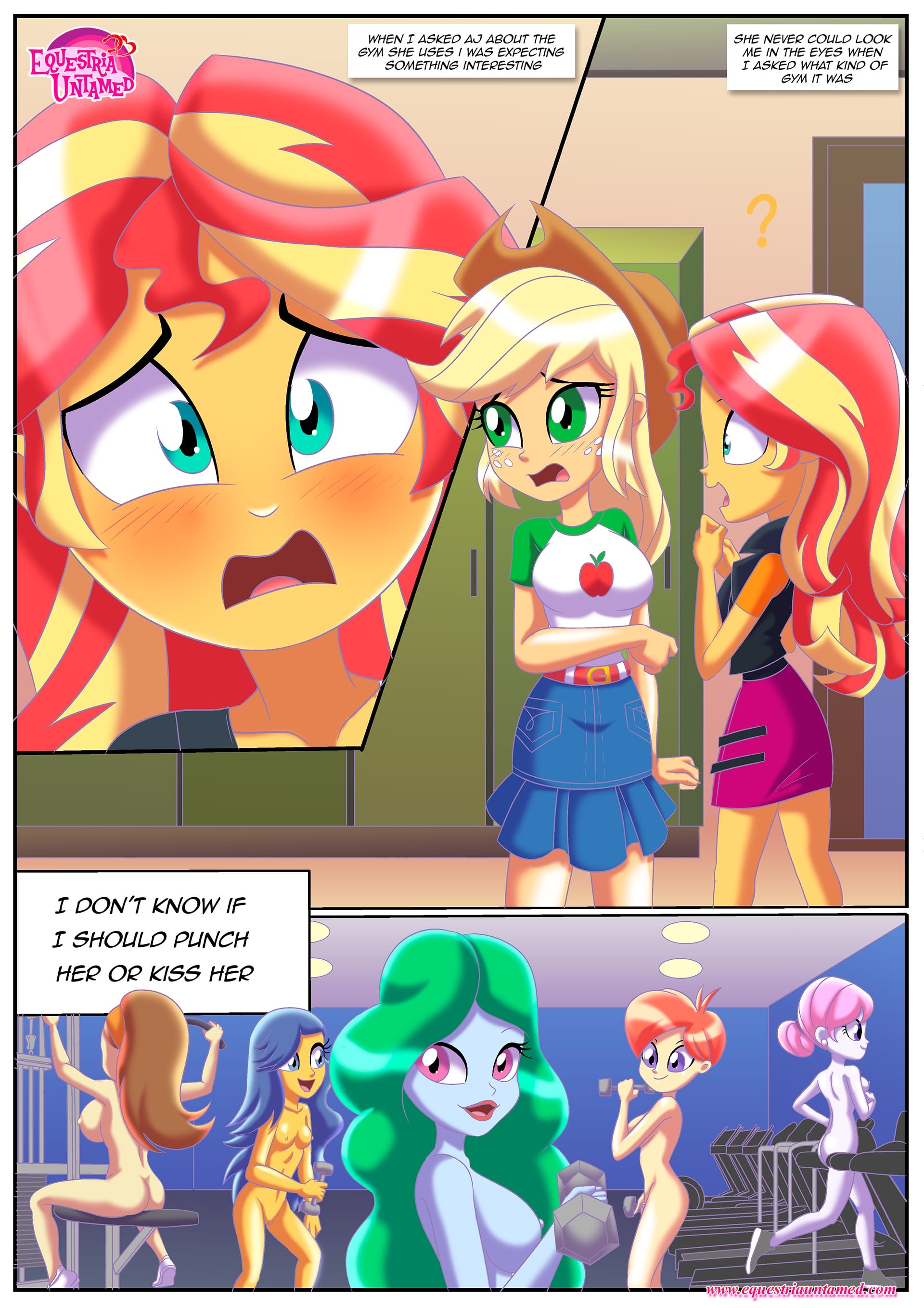 Sunset’s Steamy Workout (Equestria Girls) [PalComix] Chapter 1 - Page 2