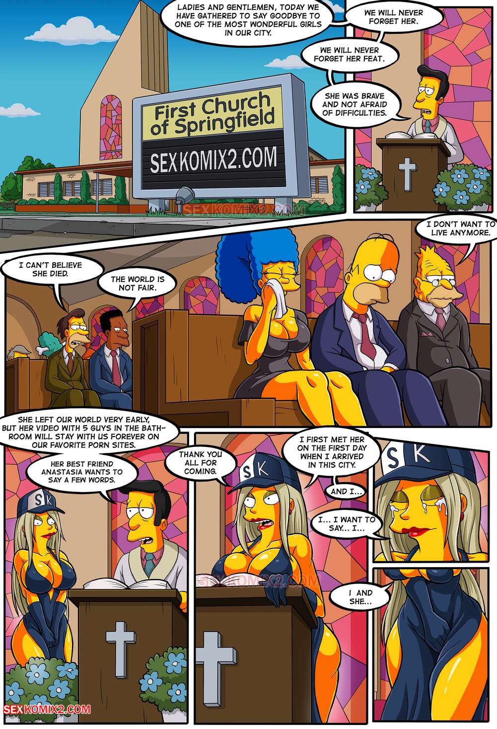 Adventures of Anastasia – Meet me Springfield (The Simpsons) [SexKomix] Who Stole The Panties? - Chapter 3 - Page 2