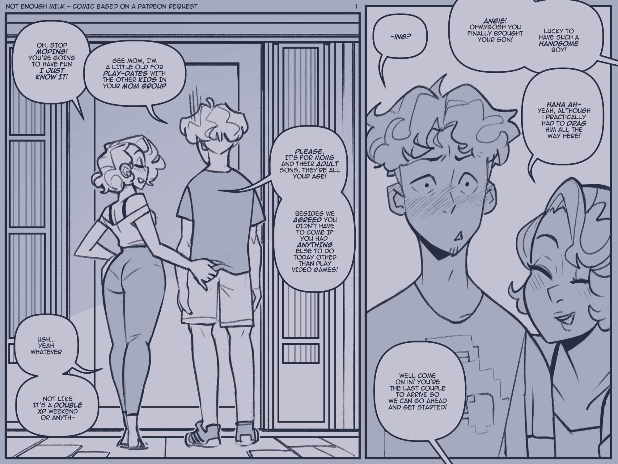 Mom Son Club [NotEnoughMilk] Chapter 1 - Page 1