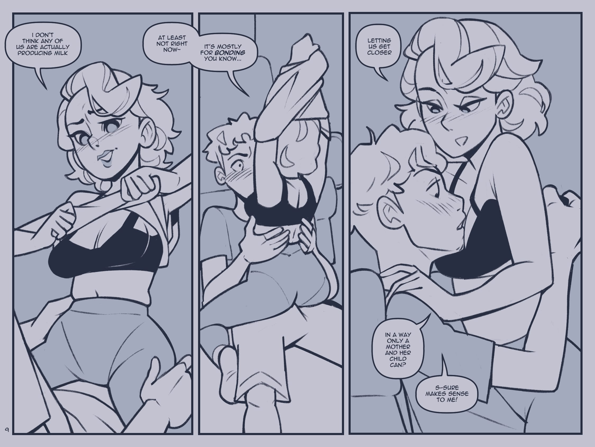 Mom Son Club [NotEnoughMilk] Chapter 1 - Page 9