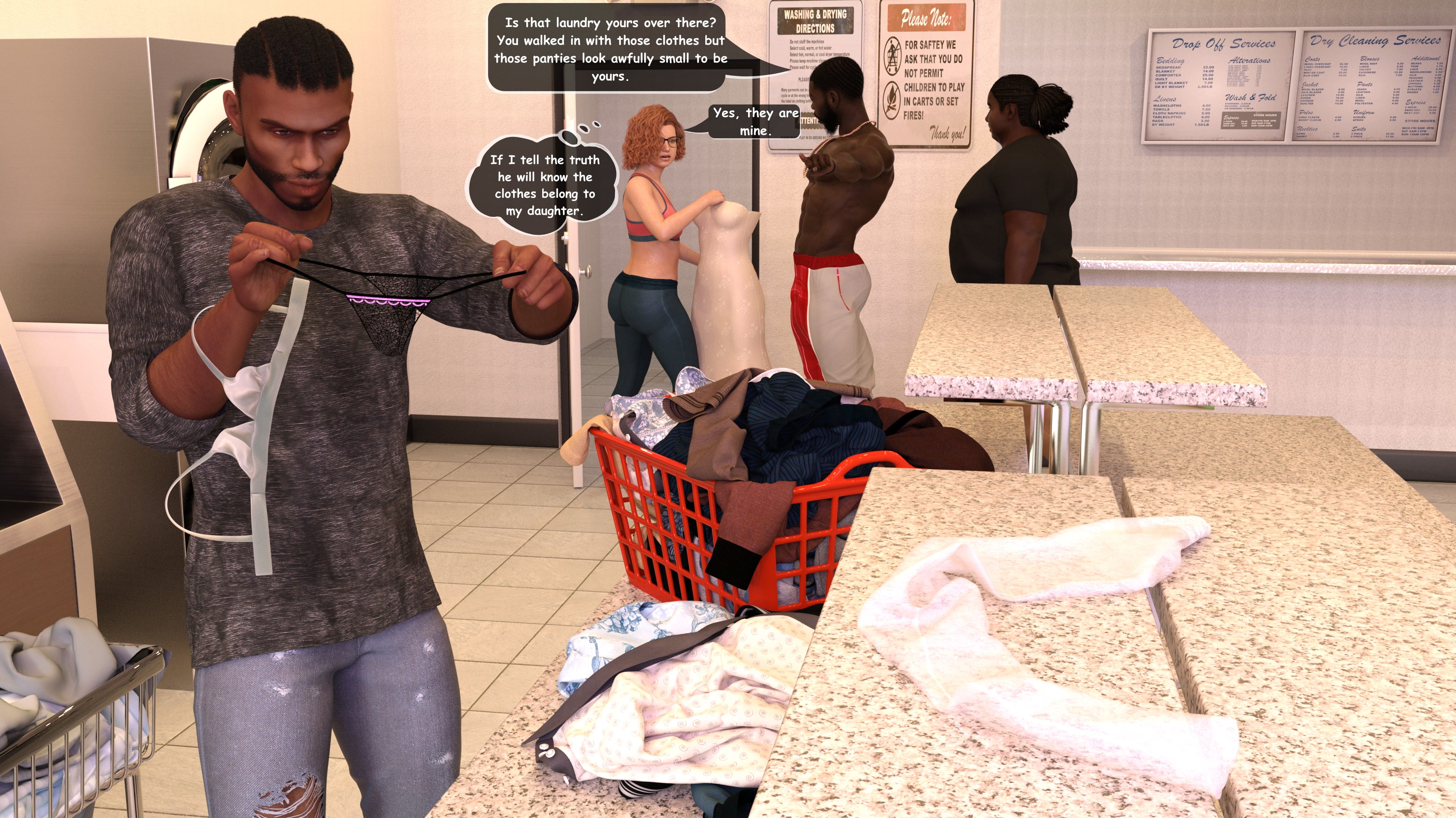 Laundry Day [Mature3DComics] Chapter 1 - Page 5