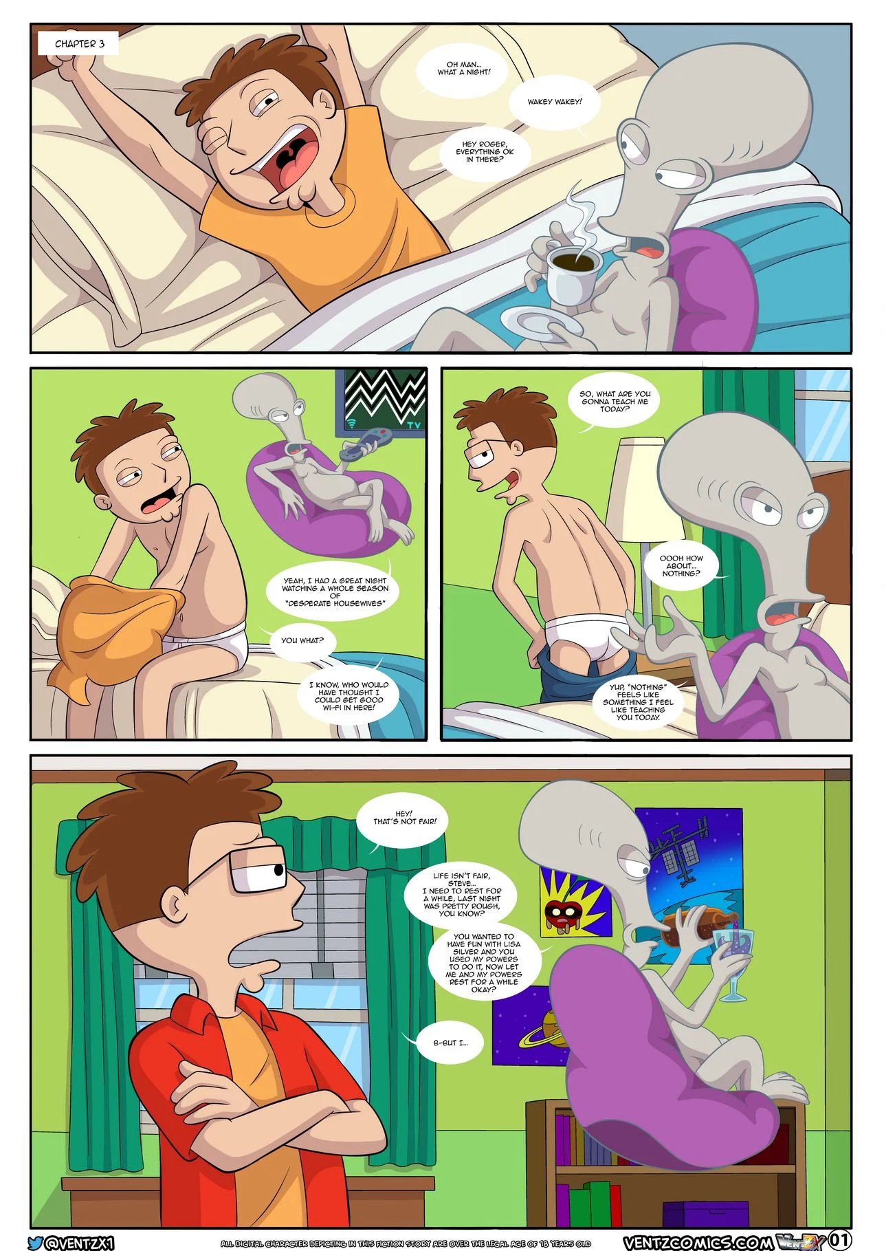 The Tales Of An American Son (American Dad!) [Arabatos] Chapter 3 - Page 1