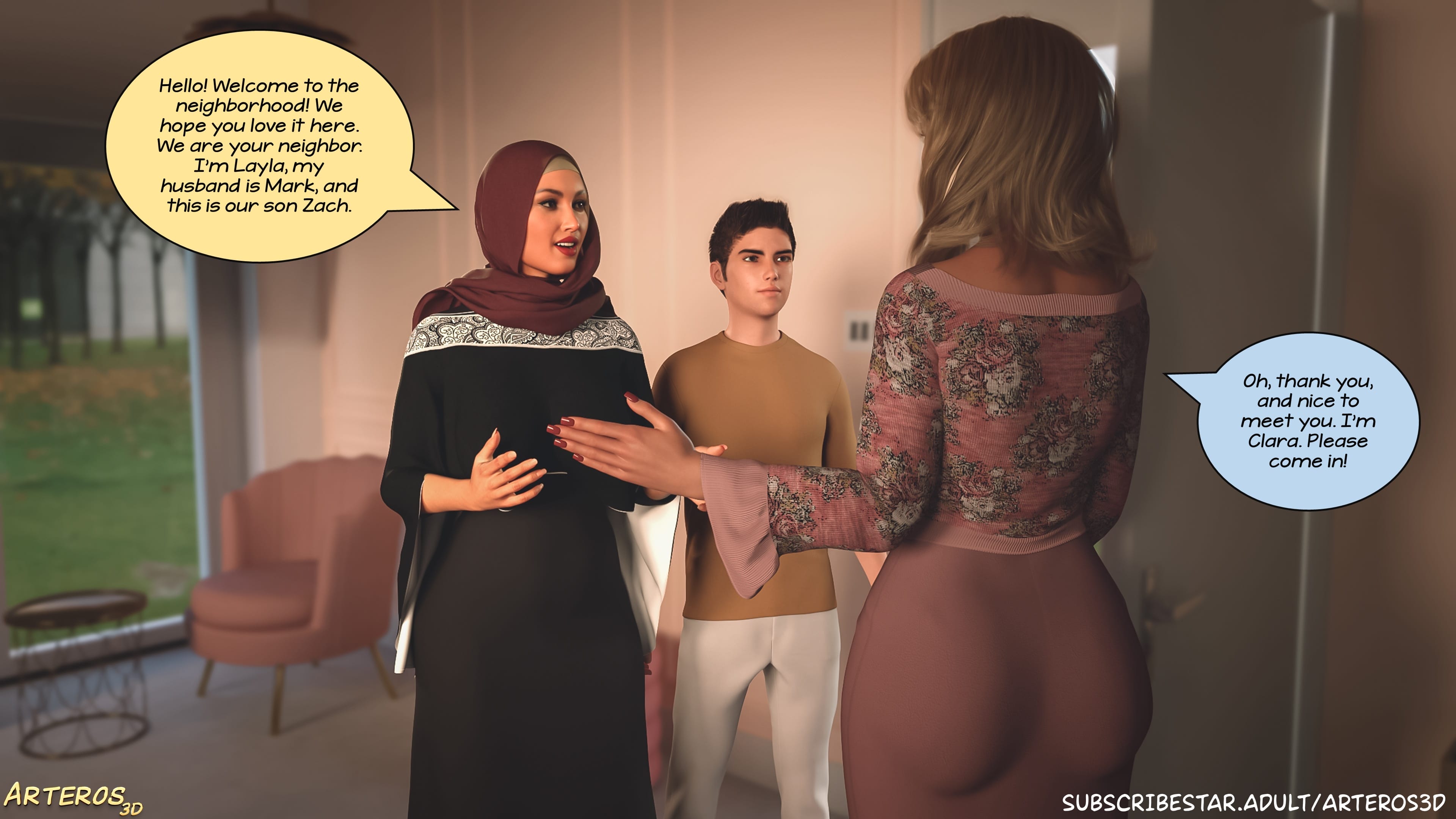 New Passion In Town [Arteros3D] Chapter 1 - Page 3