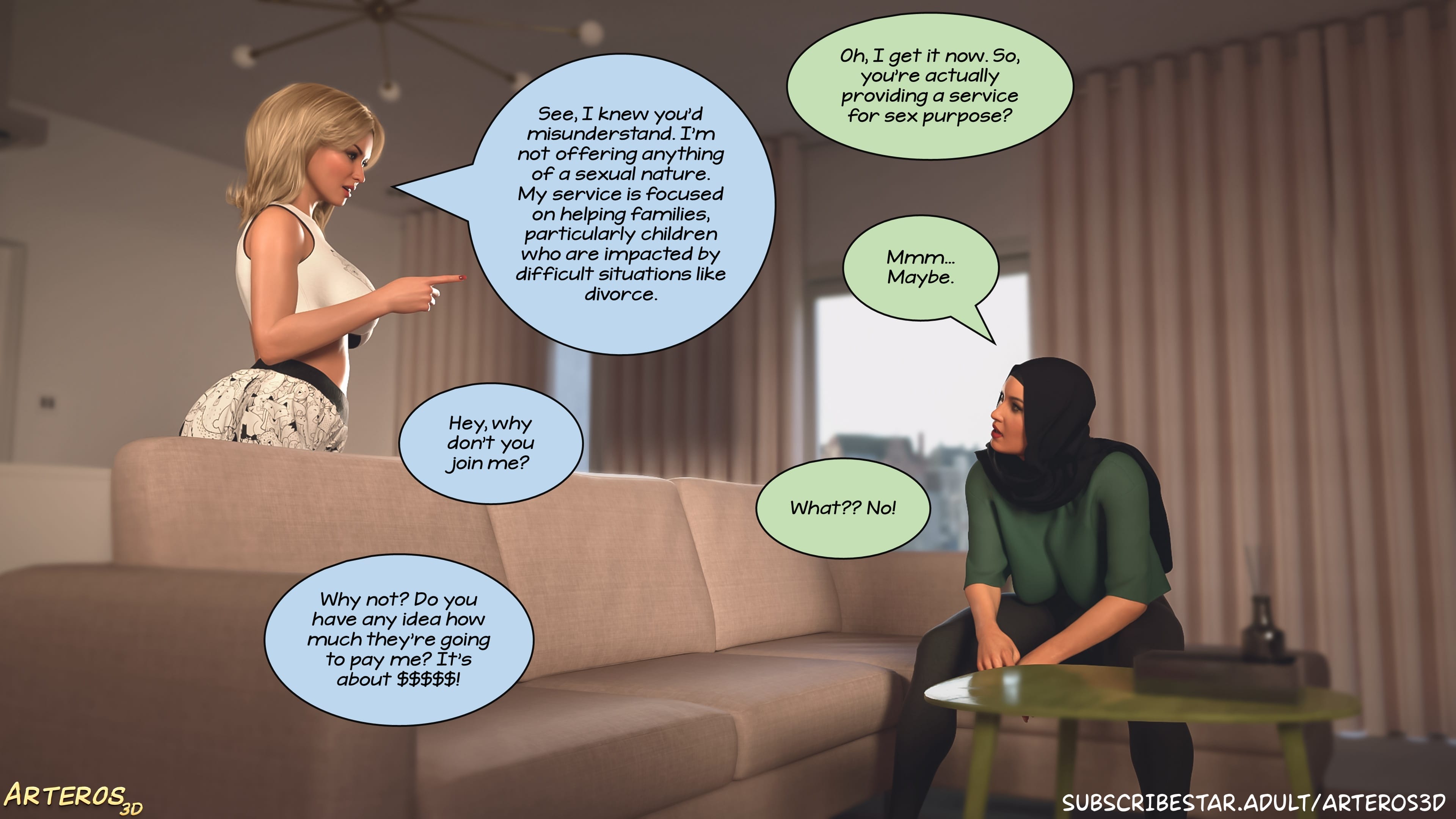 New Passion In Town [Arteros3D] Chapter 2 - Page 8