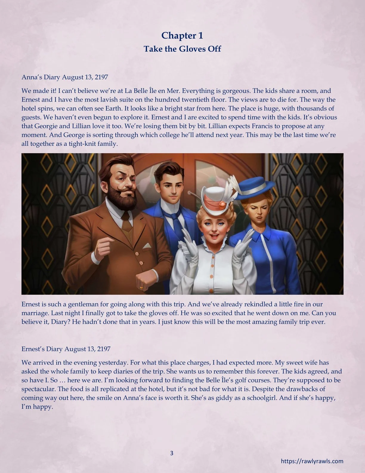 La Belle Ile en Mere [Sezlov , RawlyRawls] Chapter 1 - Page 3