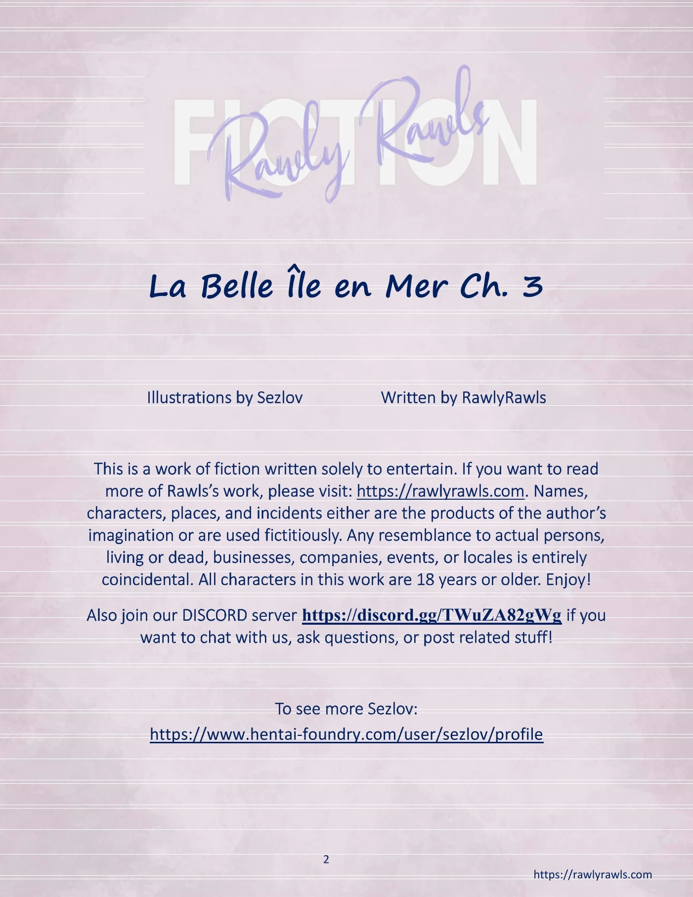La Belle Ile en Mere [Sezlov , RawlyRawls] Chapter 3 - Page 2