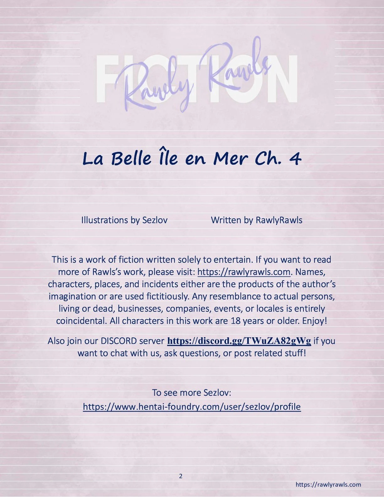 La Belle Ile en Mere [Sezlov , RawlyRawls] Chapter 4 - Page 2