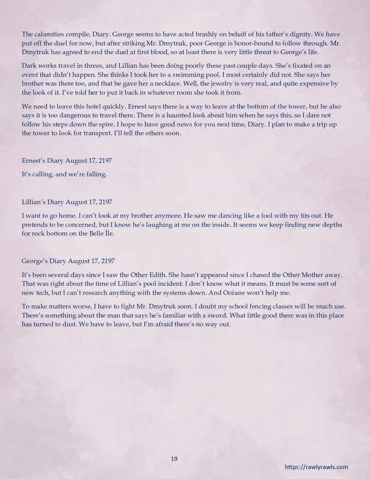 La Belle Ile en Mere [Sezlov , RawlyRawls] Chapter 5 - Page 19