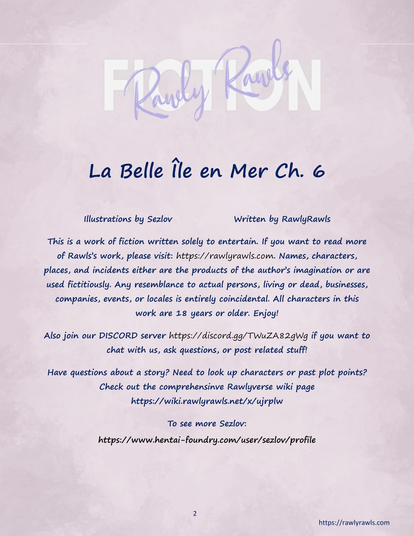La Belle Ile en Mere [Sezlov , RawlyRawls] Chapter 6 - Page 2