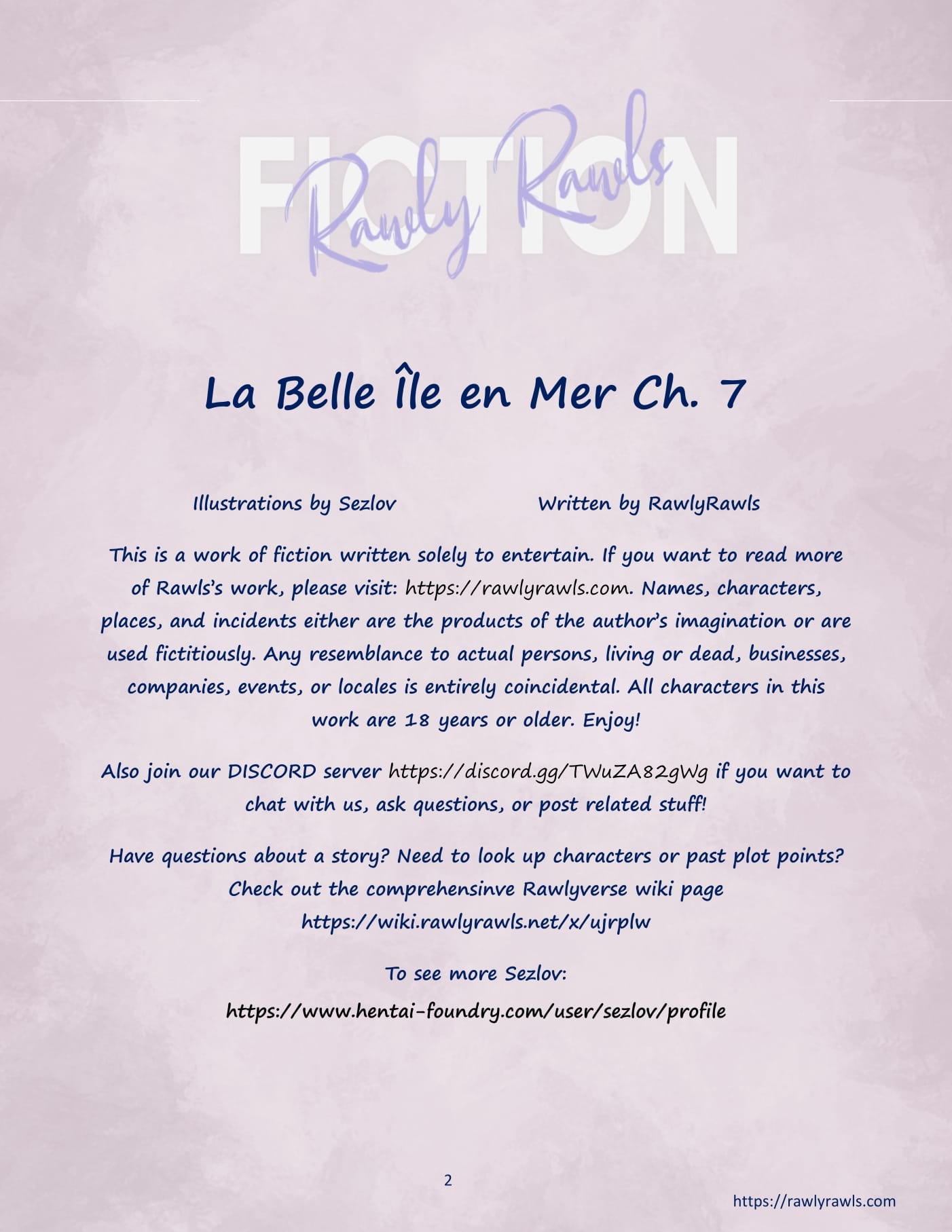 La Belle Ile en Mere [Sezlov , RawlyRawls] Chapter 7 - Page 2