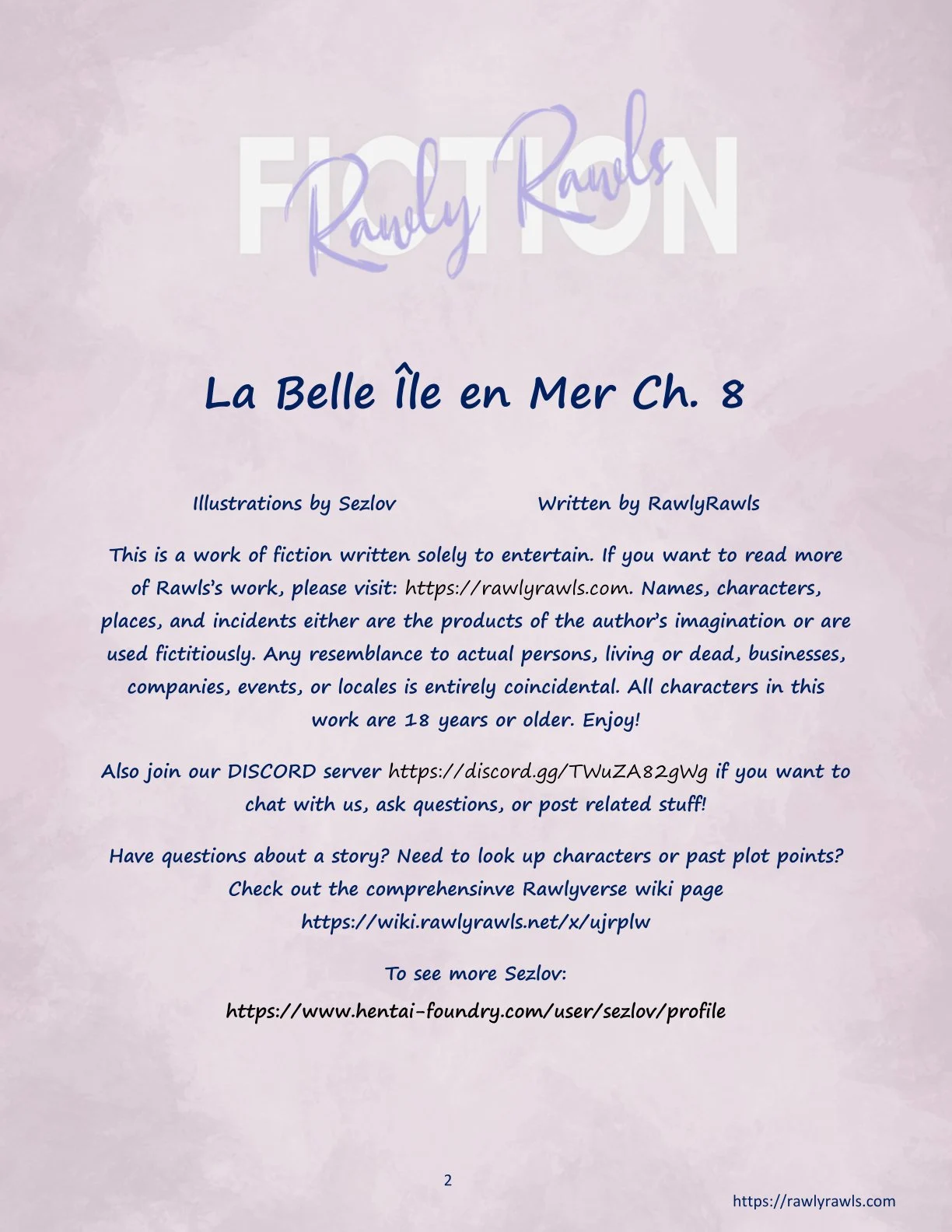 La Belle Ile en Mere [Sezlov , RawlyRawls] Chapter 8 - Page 2