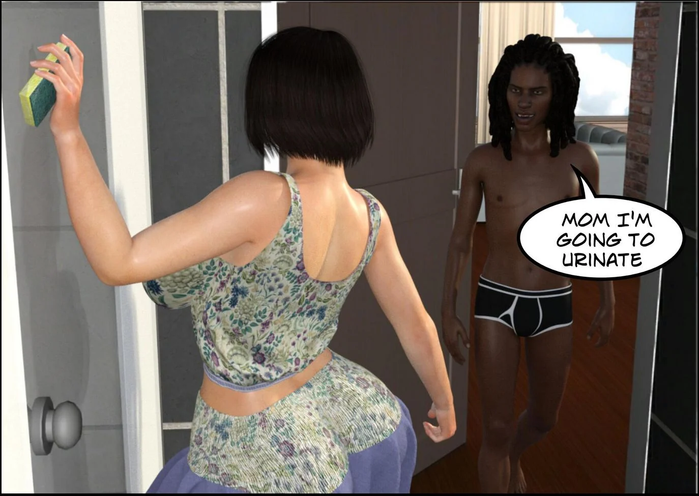 Foster Mother [CrazyDad3D] Chapter 2 - Page 22