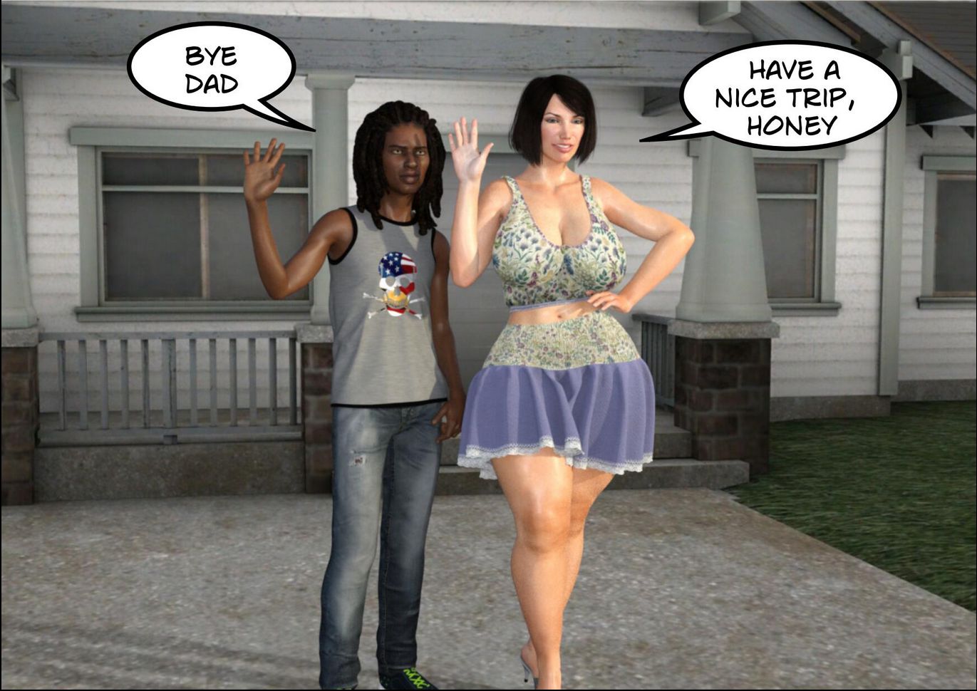 Foster Mother [CrazyDad3D] Chapter 2 - Page 4