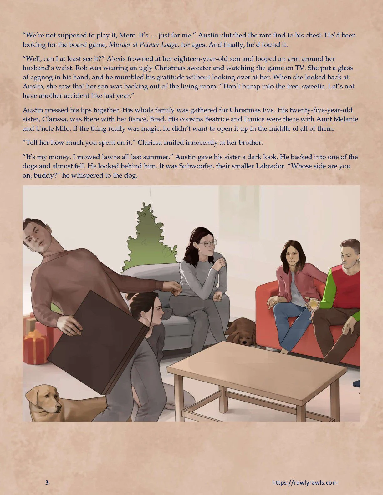 Murder At Palmer Lodge [Laimov , RawlyRawls] Chapter 1 - Page 3