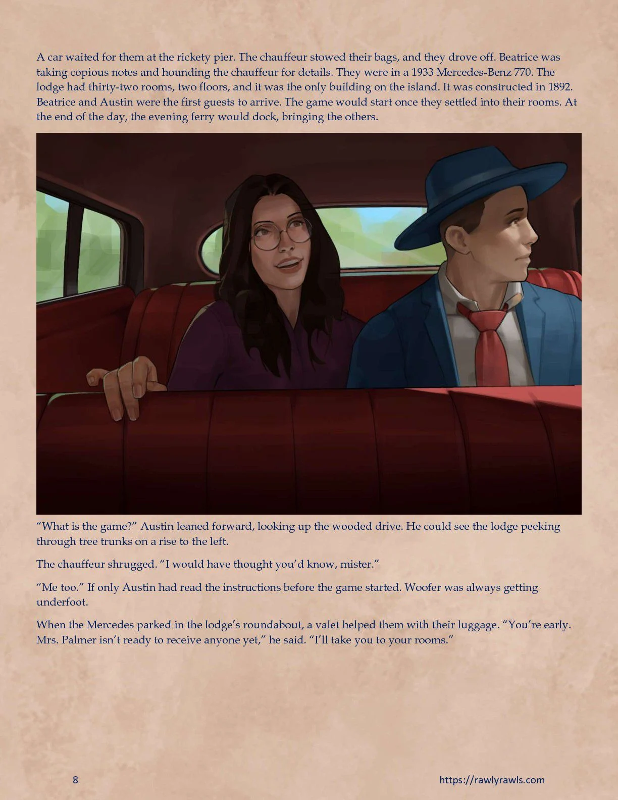 Murder At Palmer Lodge [Laimov , RawlyRawls] Chapter 1 - Page 8