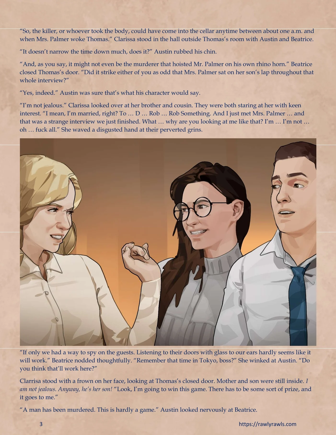 Murder At Palmer Lodge [Laimov , RawlyRawls] Chapter 10 - Page 3