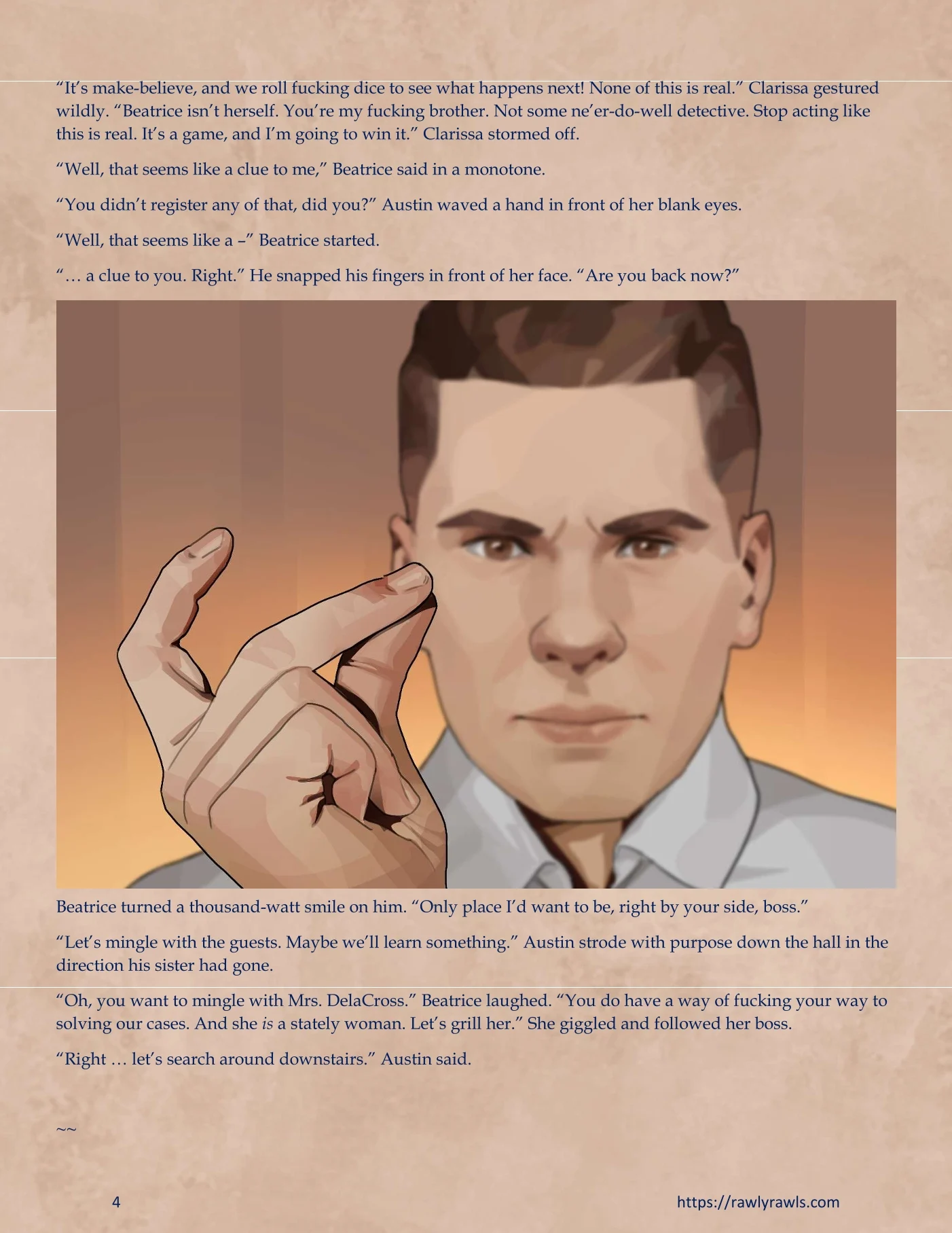 Murder At Palmer Lodge [Laimov , RawlyRawls] Chapter 10 - Page 4