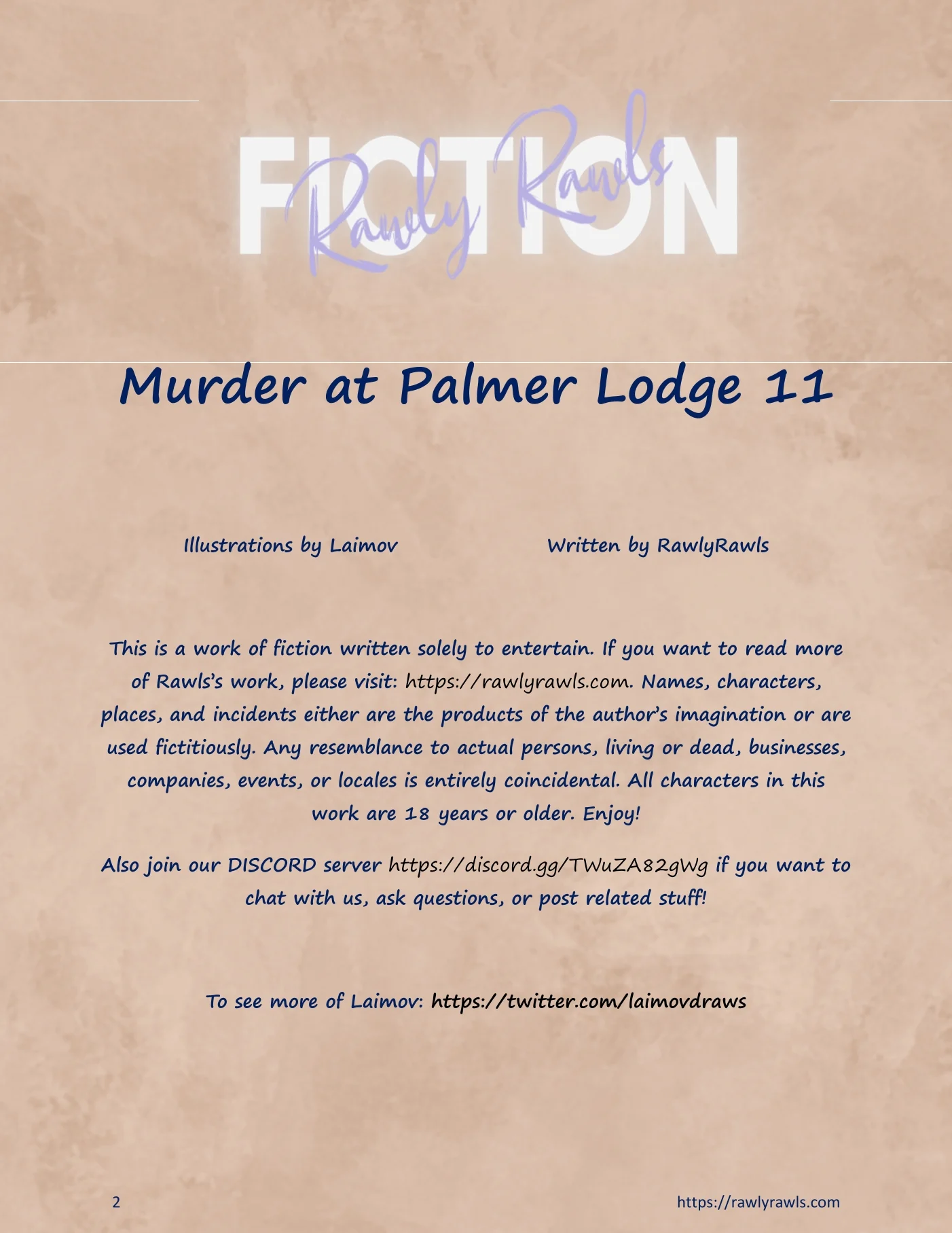 Murder At Palmer Lodge [Laimov , RawlyRawls] Chapter 11 - Page 2