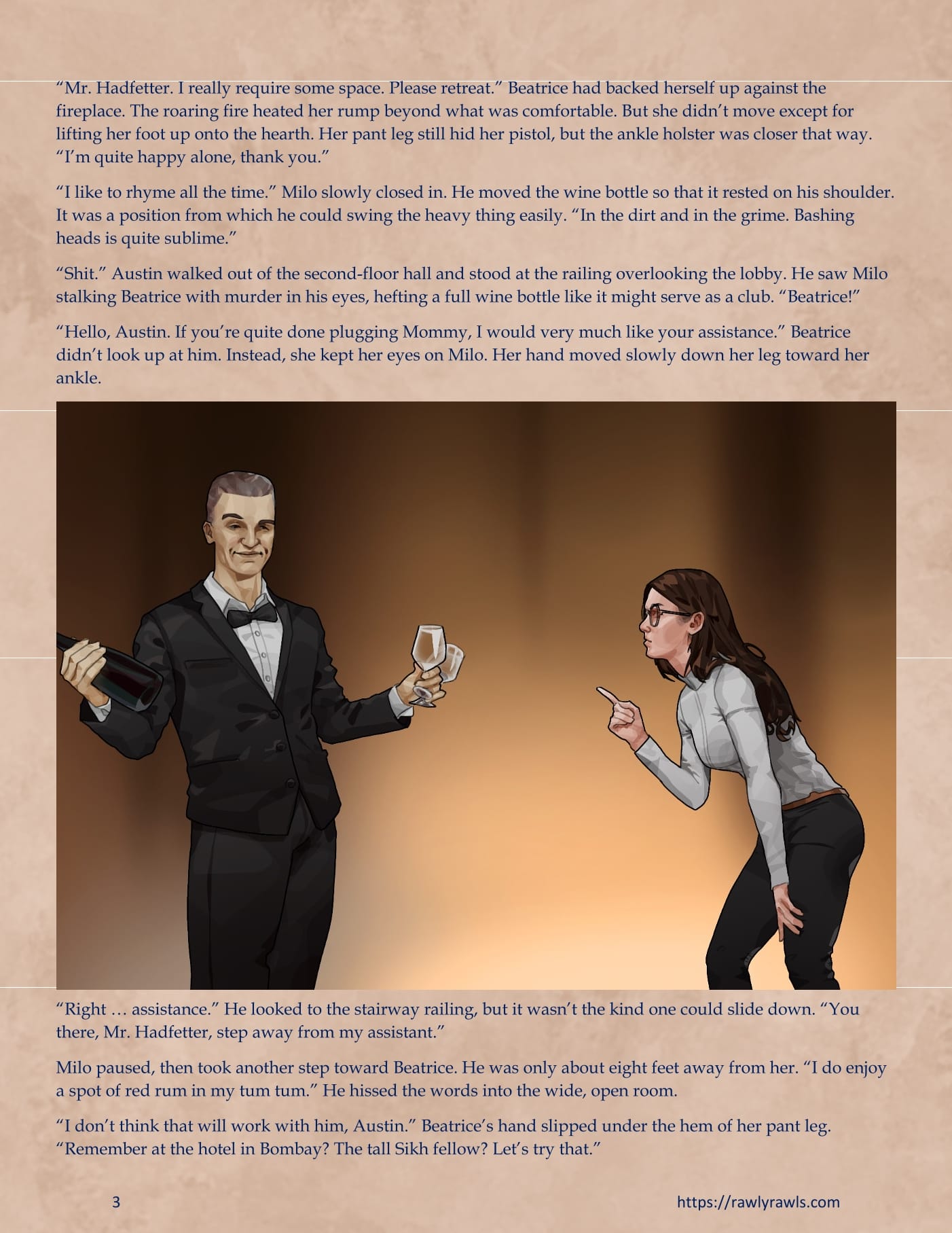 Murder At Palmer Lodge [Laimov , RawlyRawls] Chapter 12 - Page 3