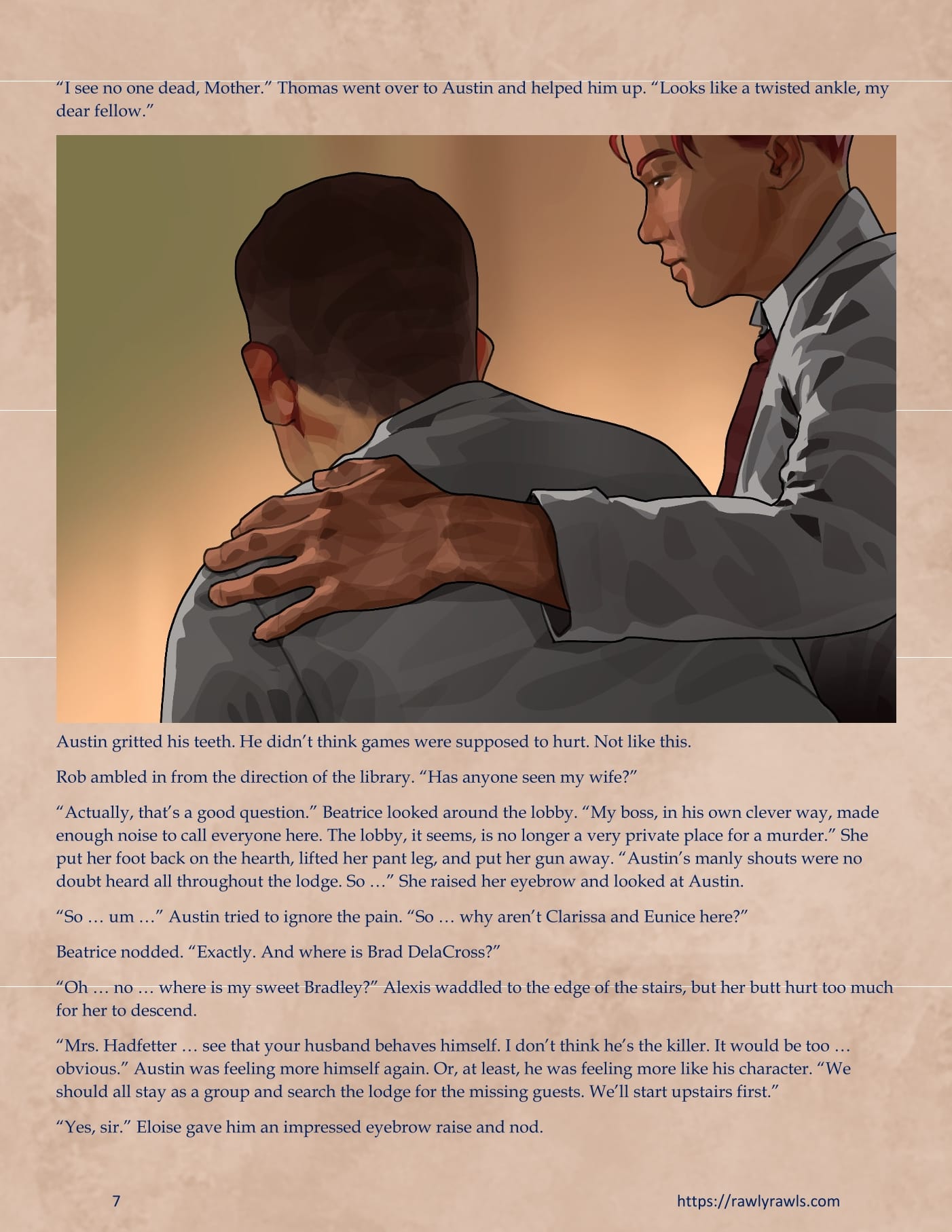 Murder At Palmer Lodge [Laimov , RawlyRawls] Chapter 12 - Page 7