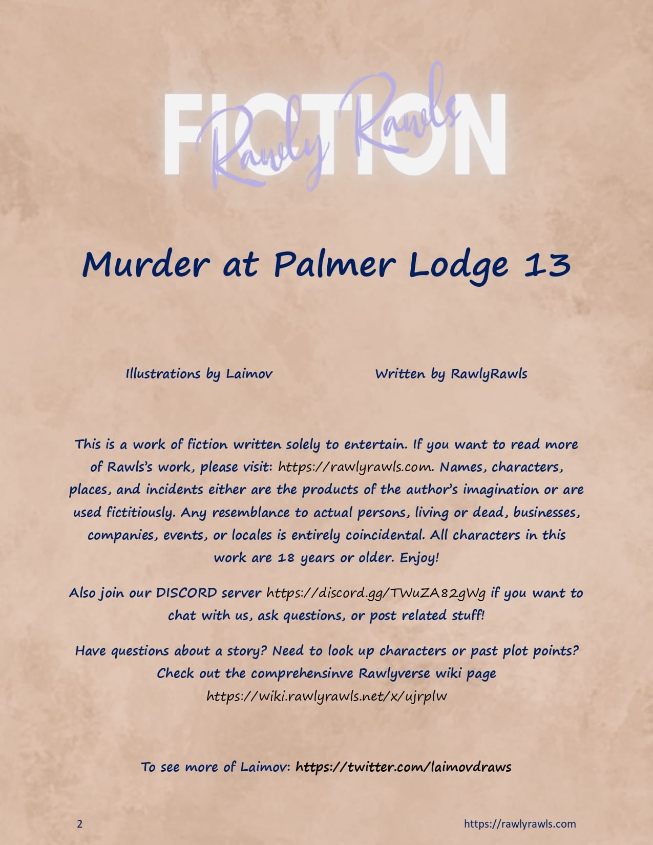 Murder At Palmer Lodge [Laimov , RawlyRawls] Chapter 13 - Page 2