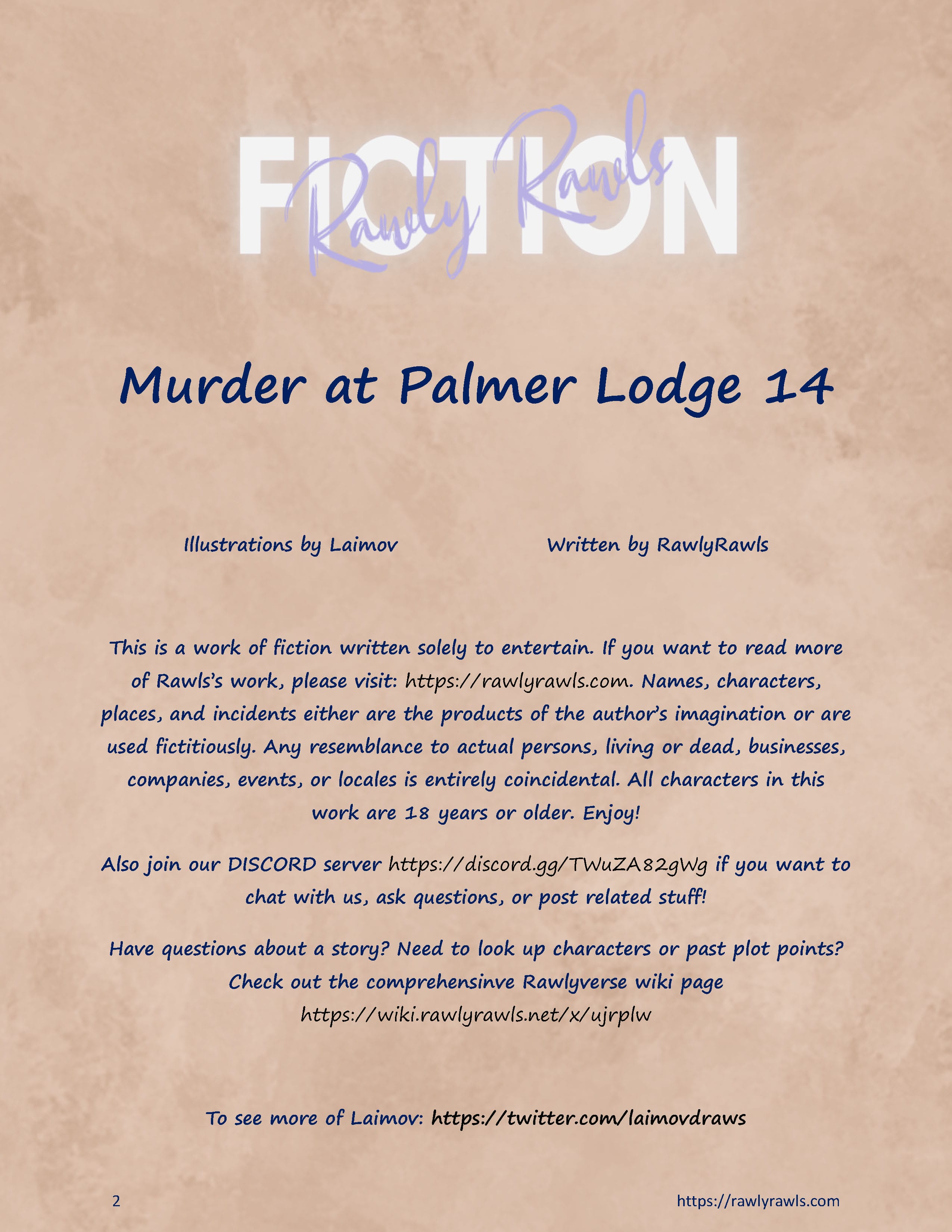 Murder At Palmer Lodge [Laimov , RawlyRawls] Chapter 14 - Page 2