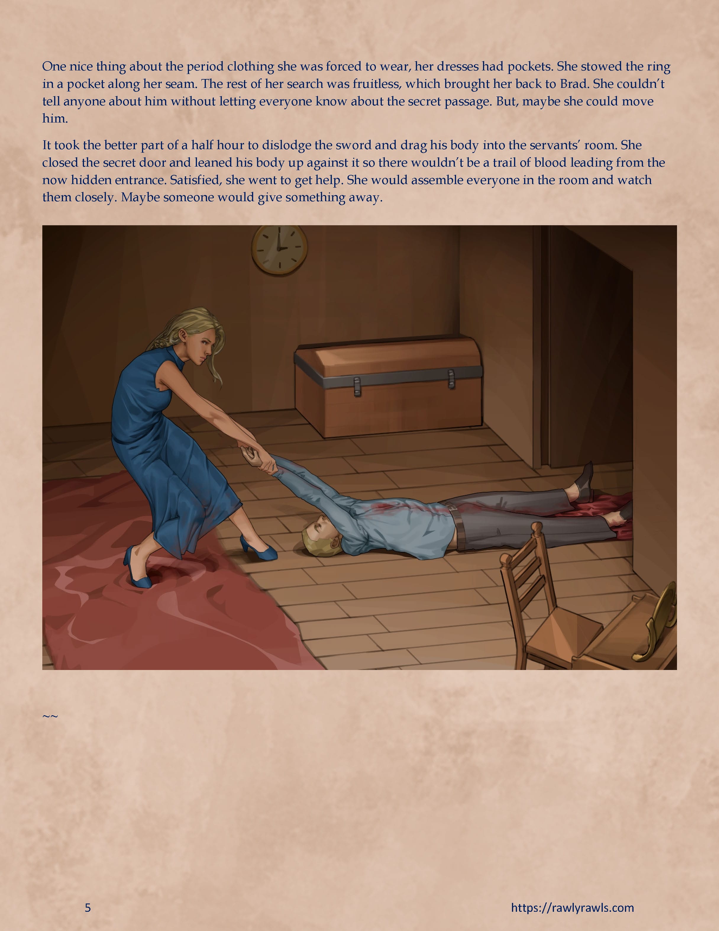 Murder At Palmer Lodge [Laimov , RawlyRawls] Chapter 14 - Page 5