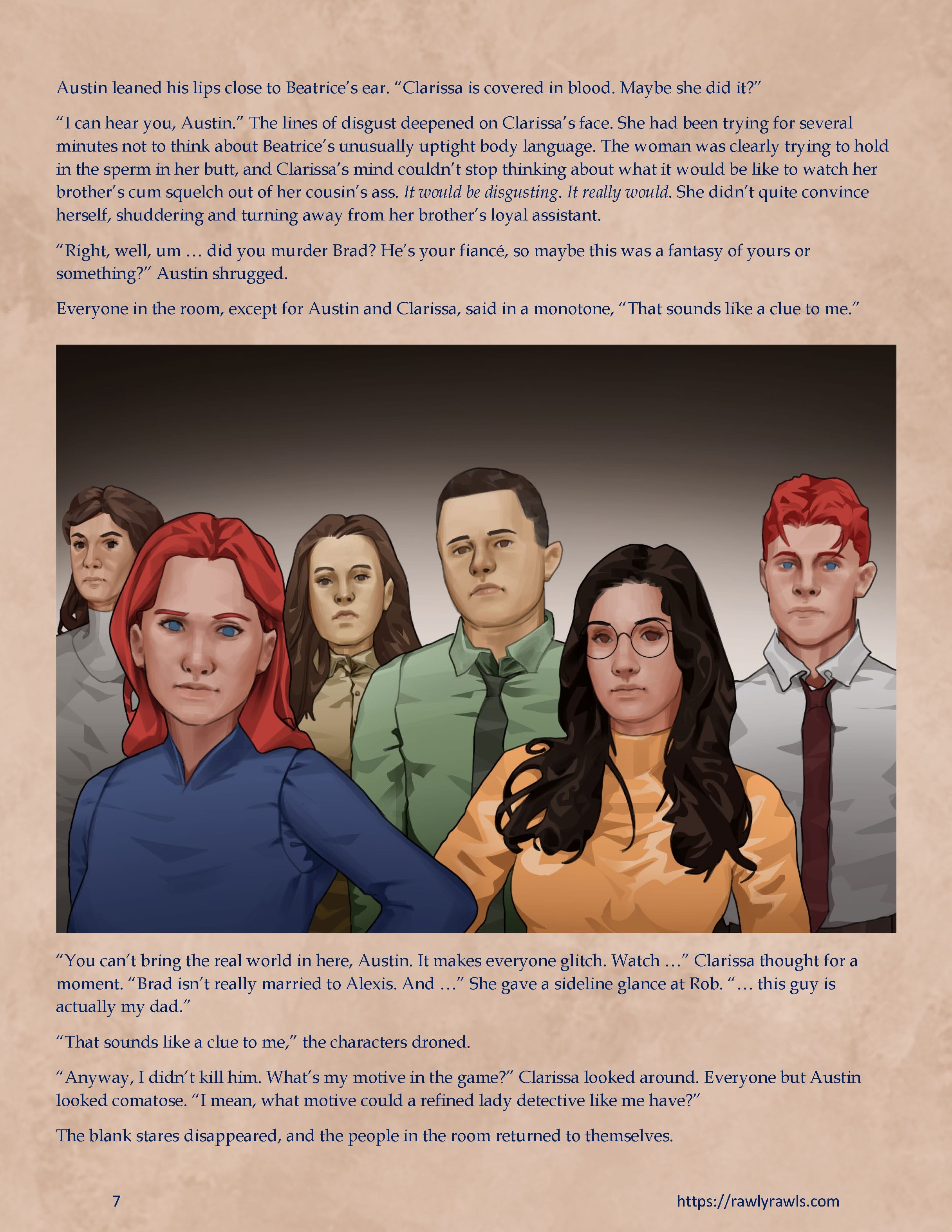 Murder At Palmer Lodge [Laimov , RawlyRawls] Chapter 14 - Page 7
