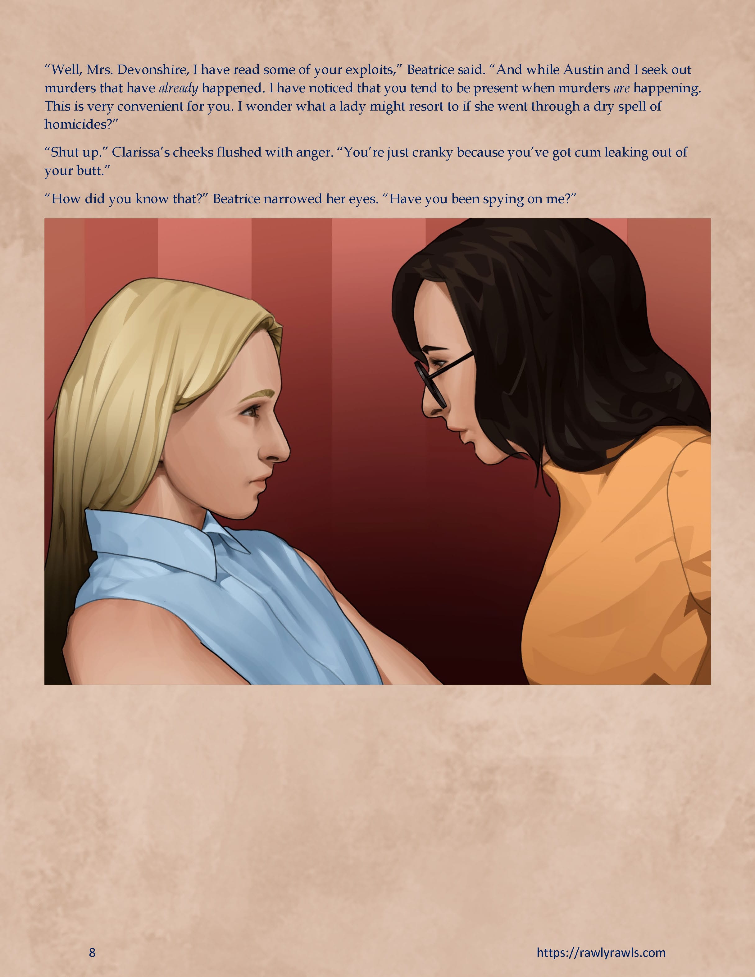 Murder At Palmer Lodge [Laimov , RawlyRawls] Chapter 14 - Page 8