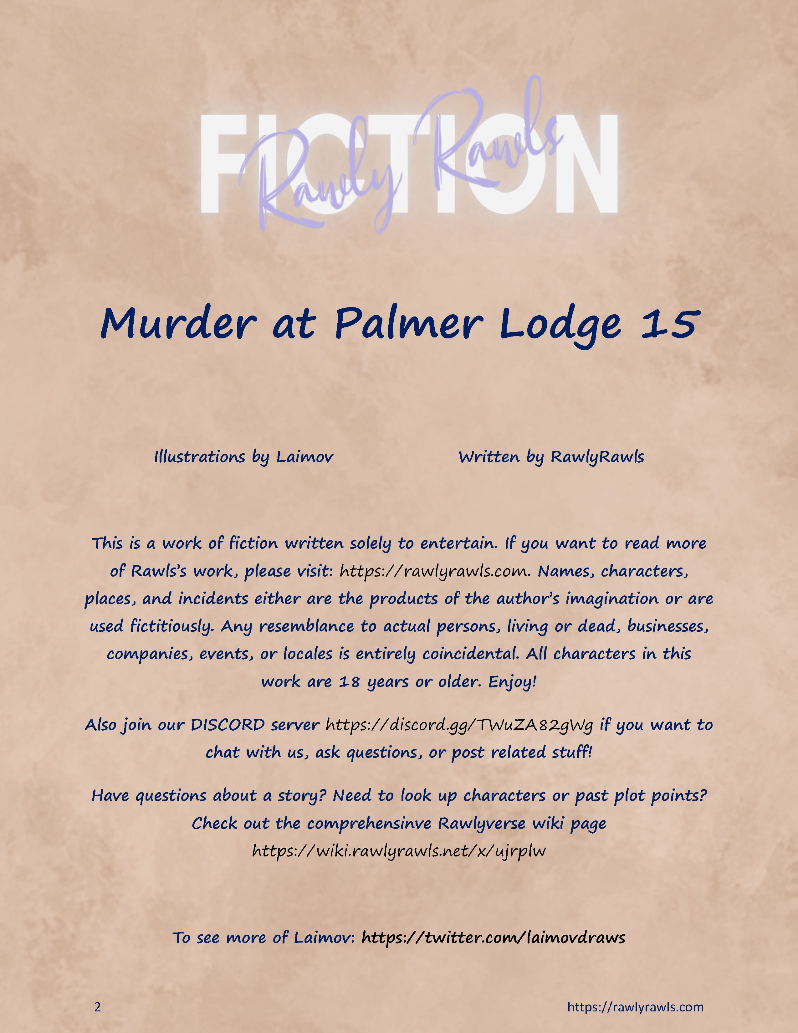 Murder At Palmer Lodge [Laimov , RawlyRawls] Chapter 15 - Page 2