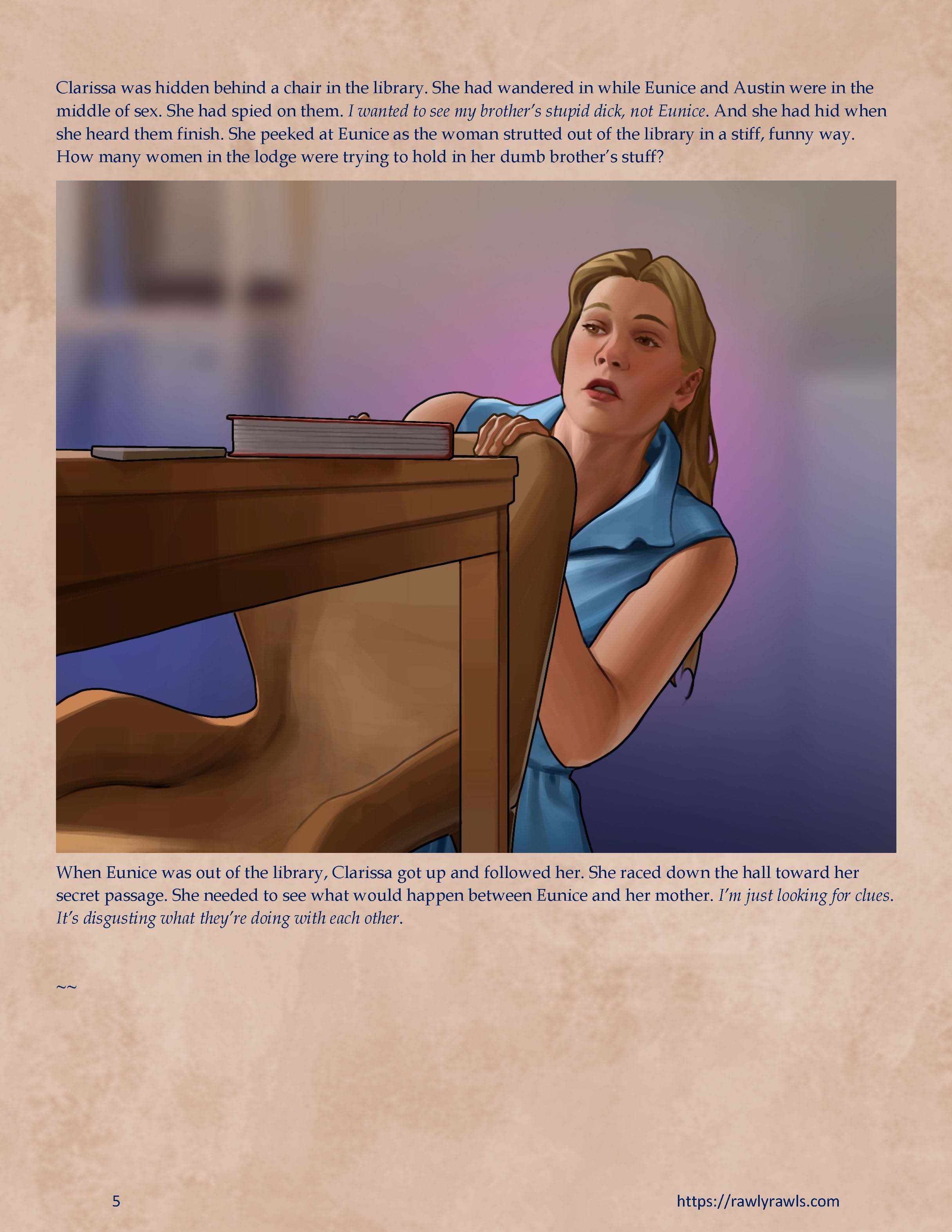 Murder At Palmer Lodge [Laimov , RawlyRawls] Chapter 15 - Page 5