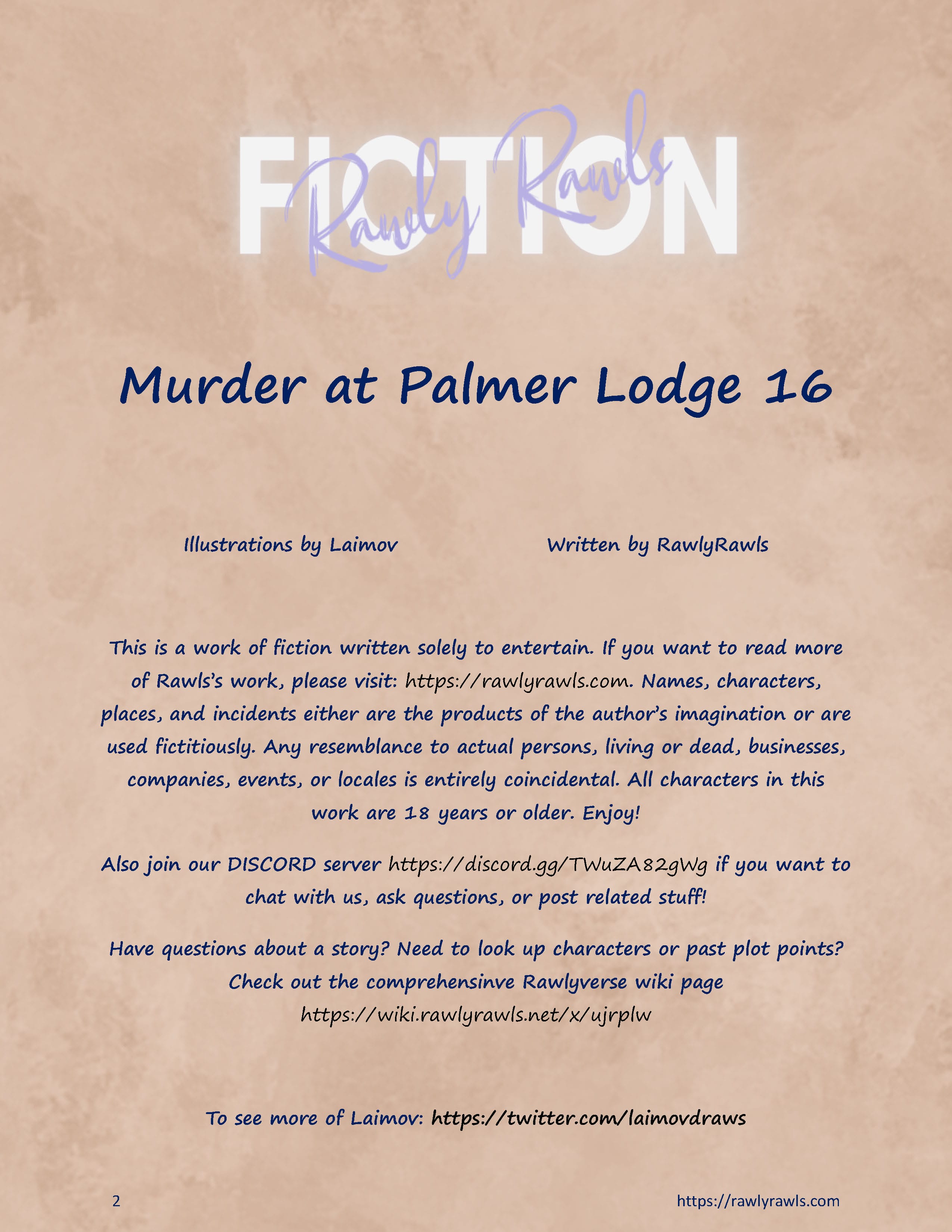 Murder At Palmer Lodge [Laimov , RawlyRawls] Chapter 16 - Page 2