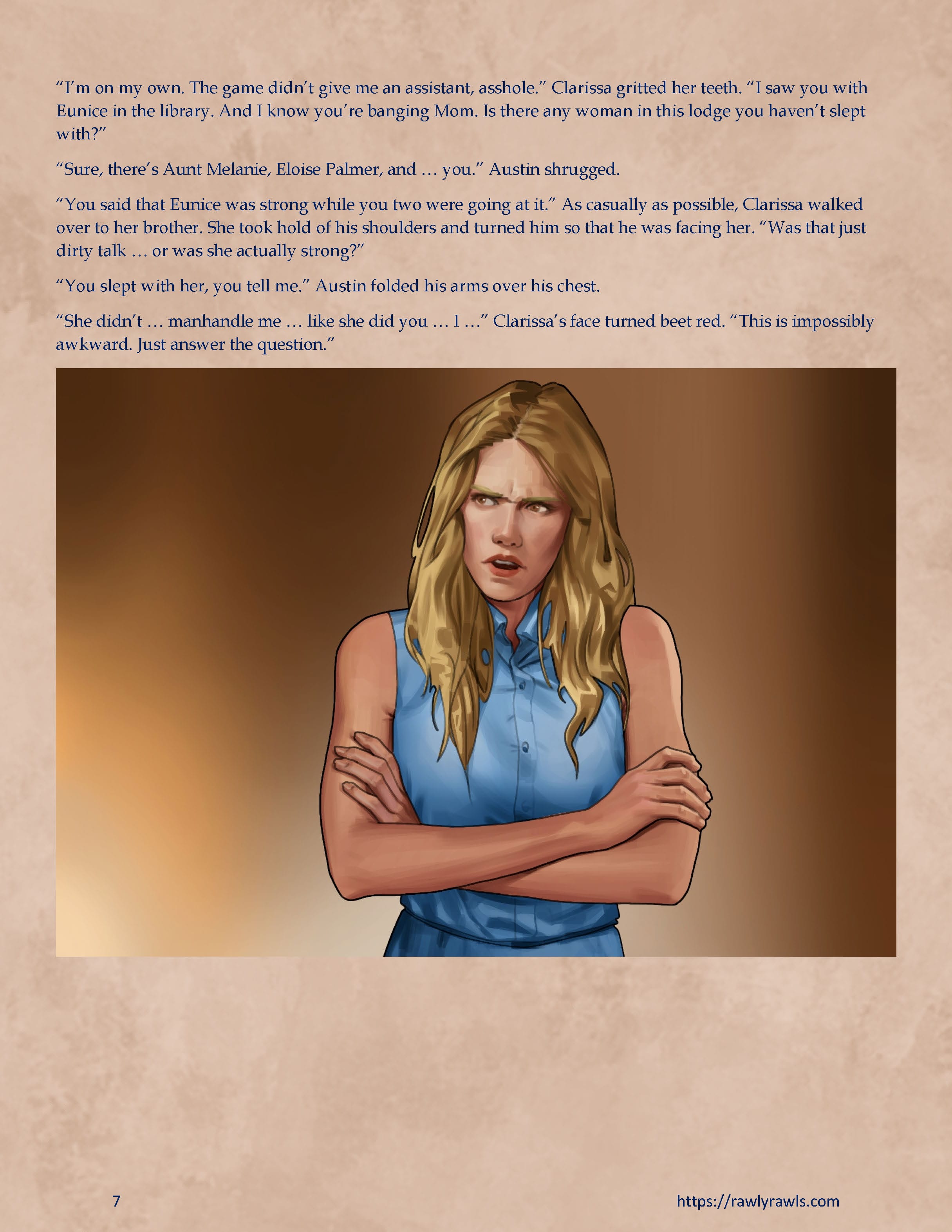 Murder At Palmer Lodge [Laimov , RawlyRawls] Chapter 16 - Page 7