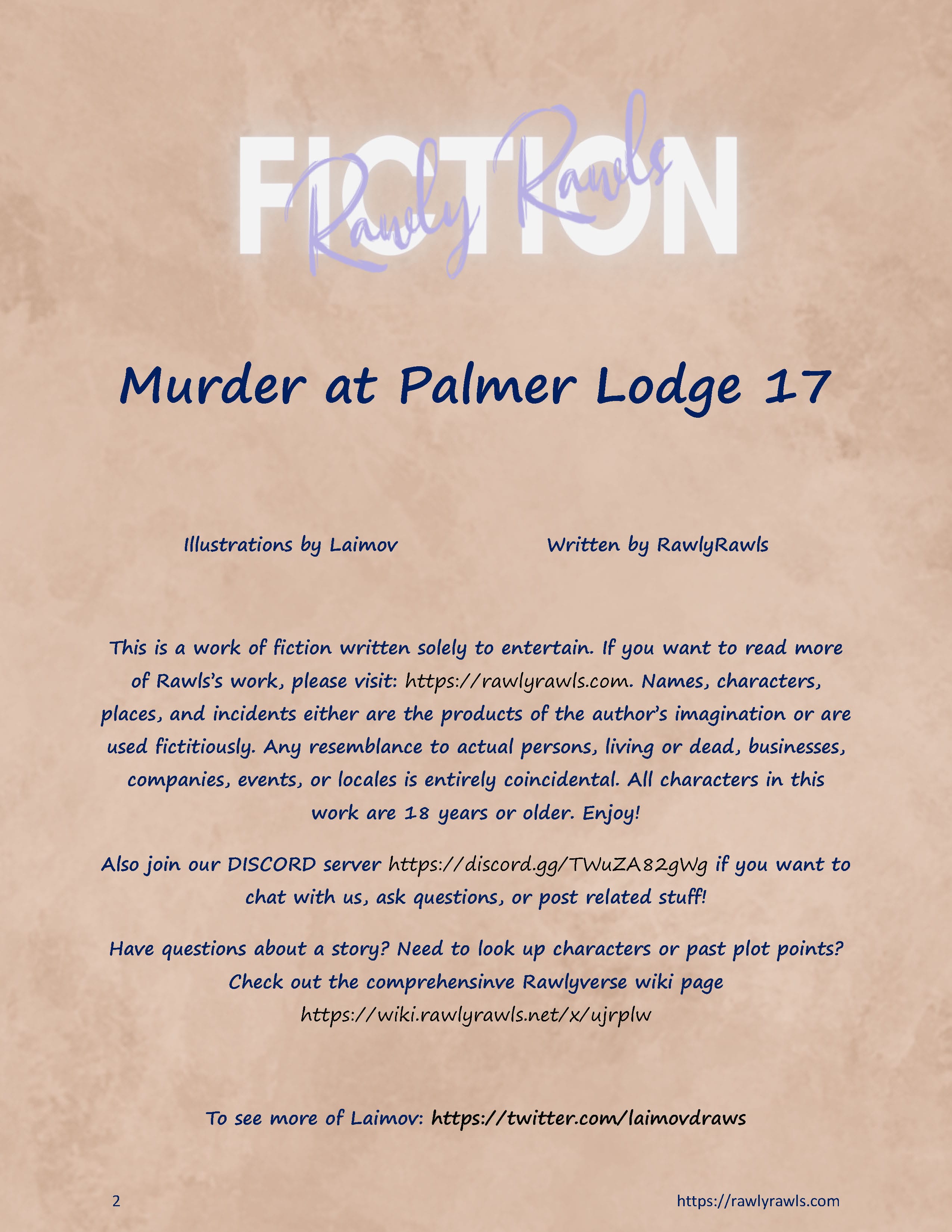 Murder At Palmer Lodge [Laimov , RawlyRawls] Chapter 17 - Page 2