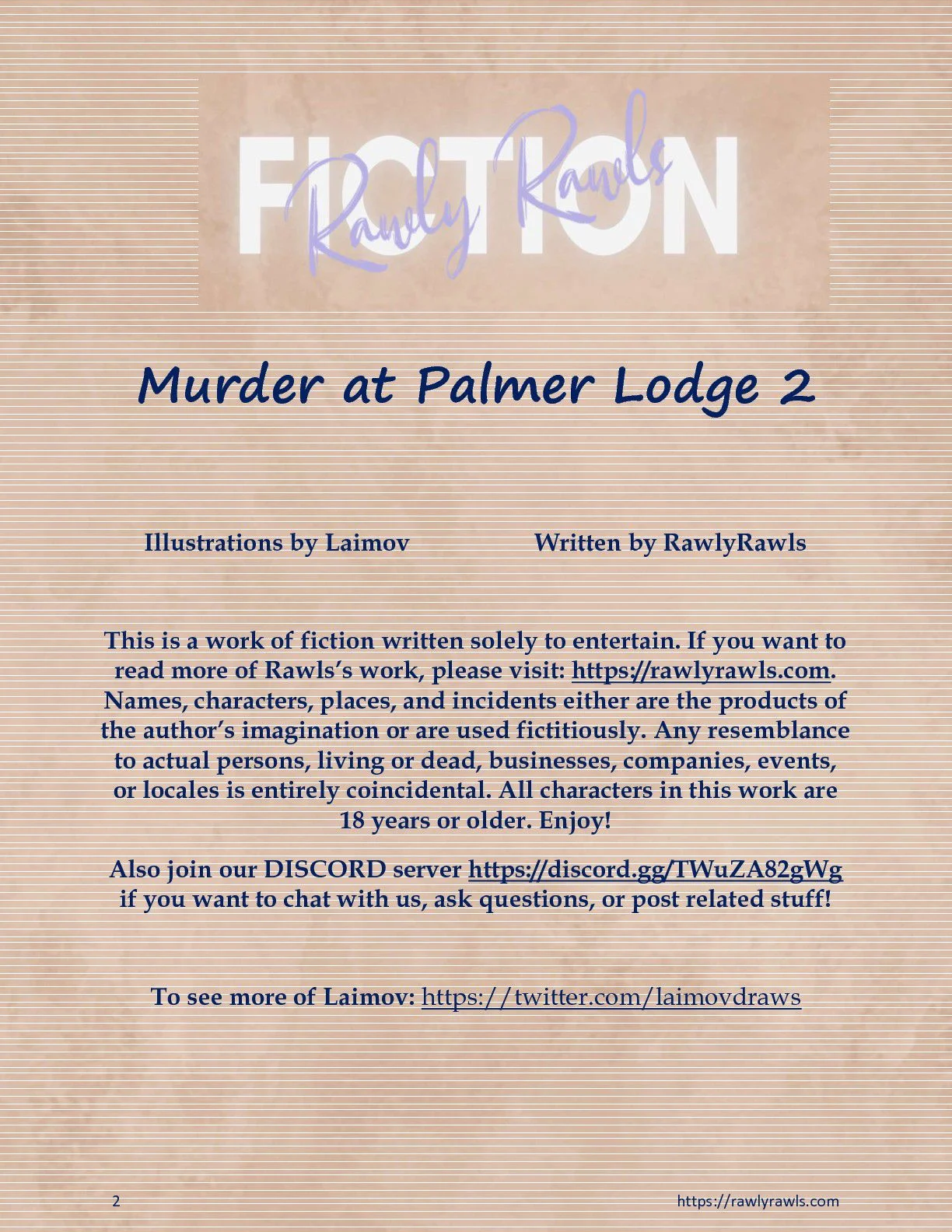 Murder At Palmer Lodge [Laimov , RawlyRawls] Chapter 2 - Page 2