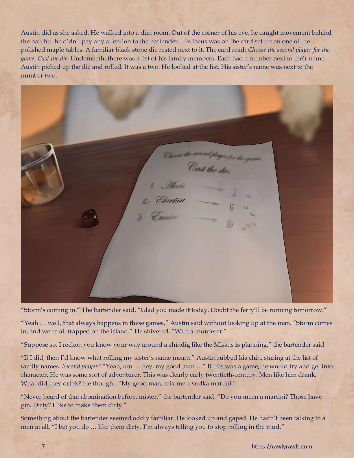 Murder At Palmer Lodge [Laimov , RawlyRawls] Chapter 2 - Page 7