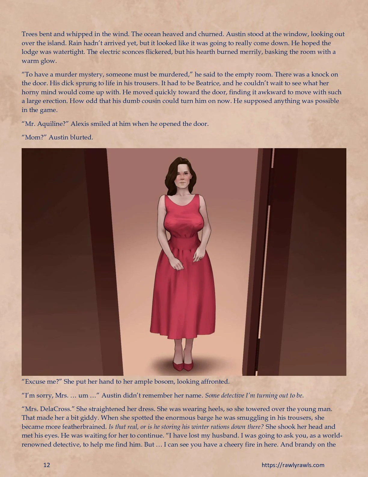 Murder At Palmer Lodge [Laimov , RawlyRawls] Chapter 3 - Page 12