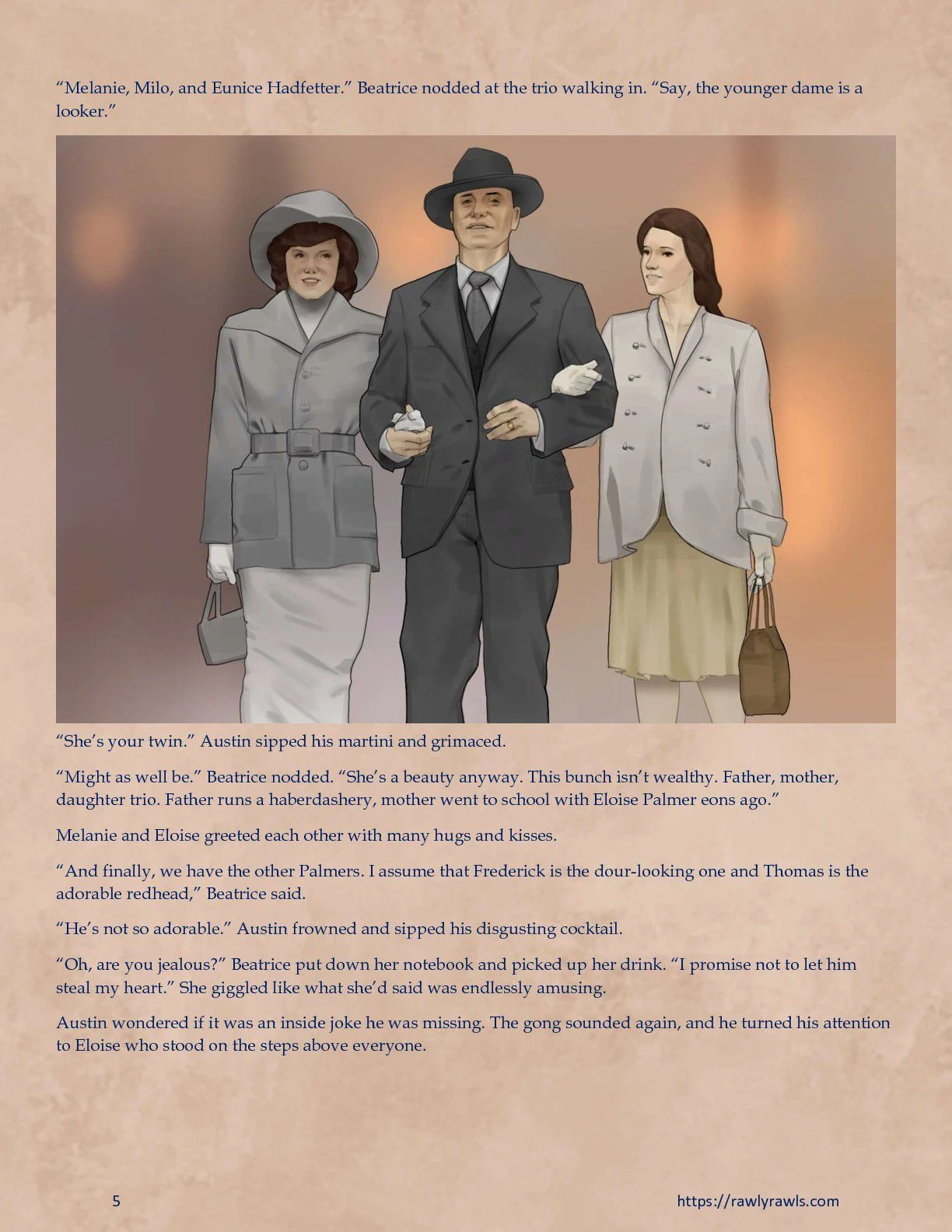 Murder At Palmer Lodge [Laimov , RawlyRawls] Chapter 3 - Page 5