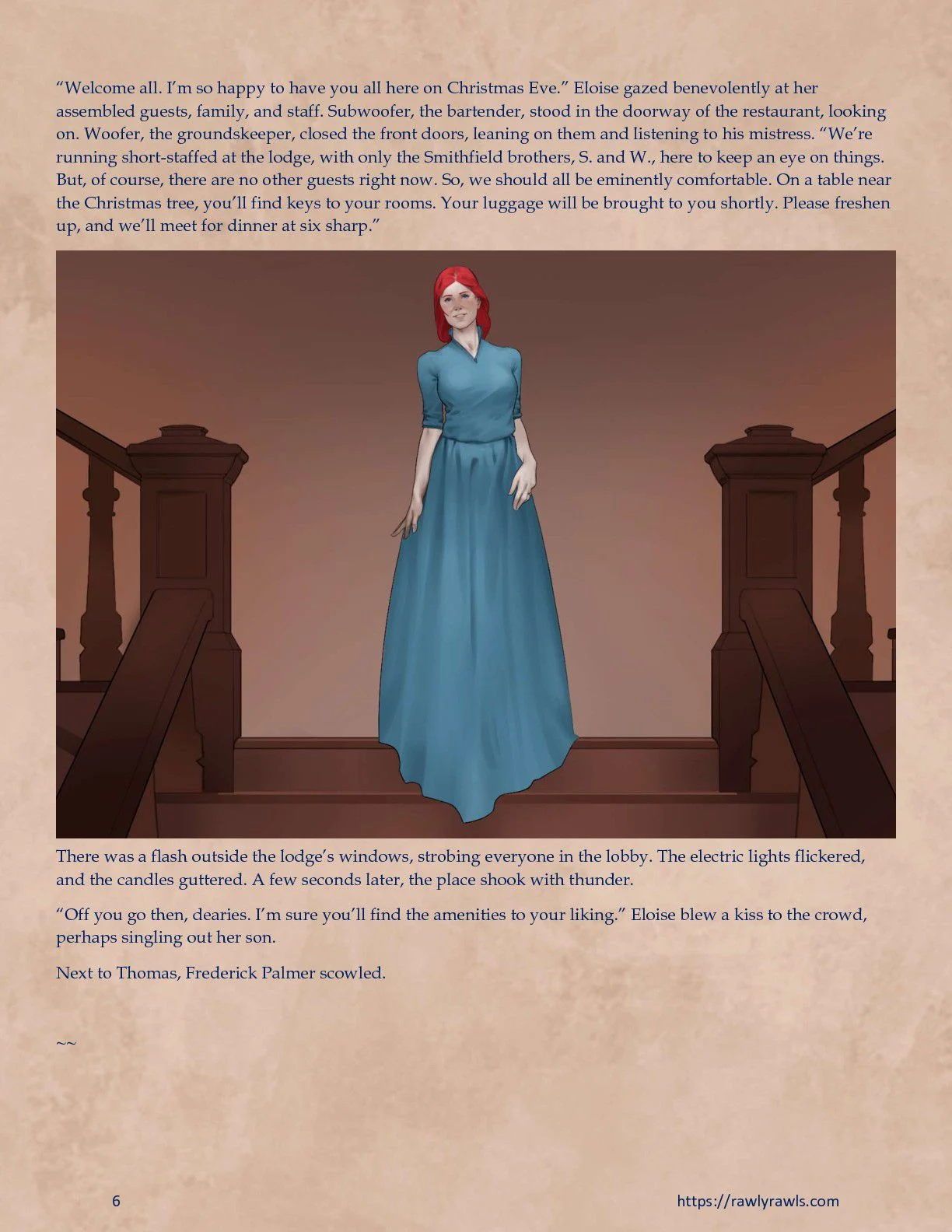 Murder At Palmer Lodge [Laimov , RawlyRawls] Chapter 3 - Page 6