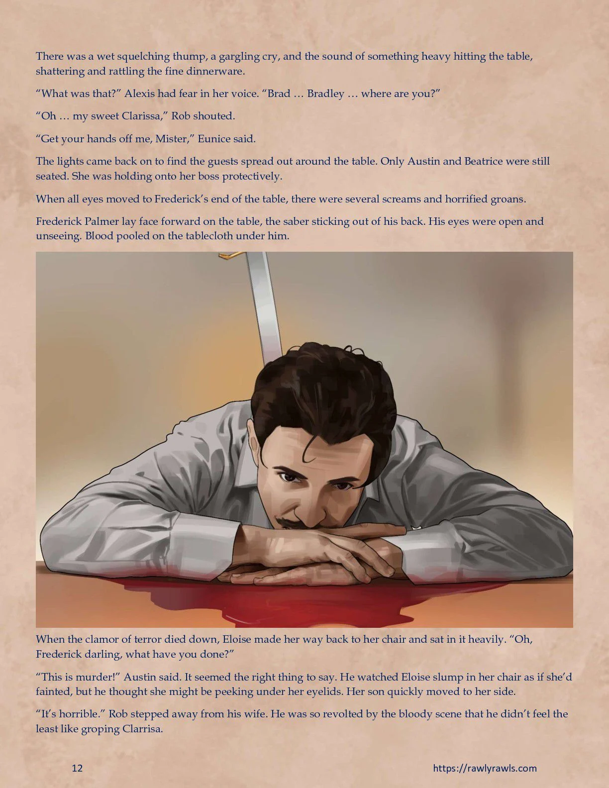 Murder At Palmer Lodge [Laimov , RawlyRawls] Chapter 5 - Page 12